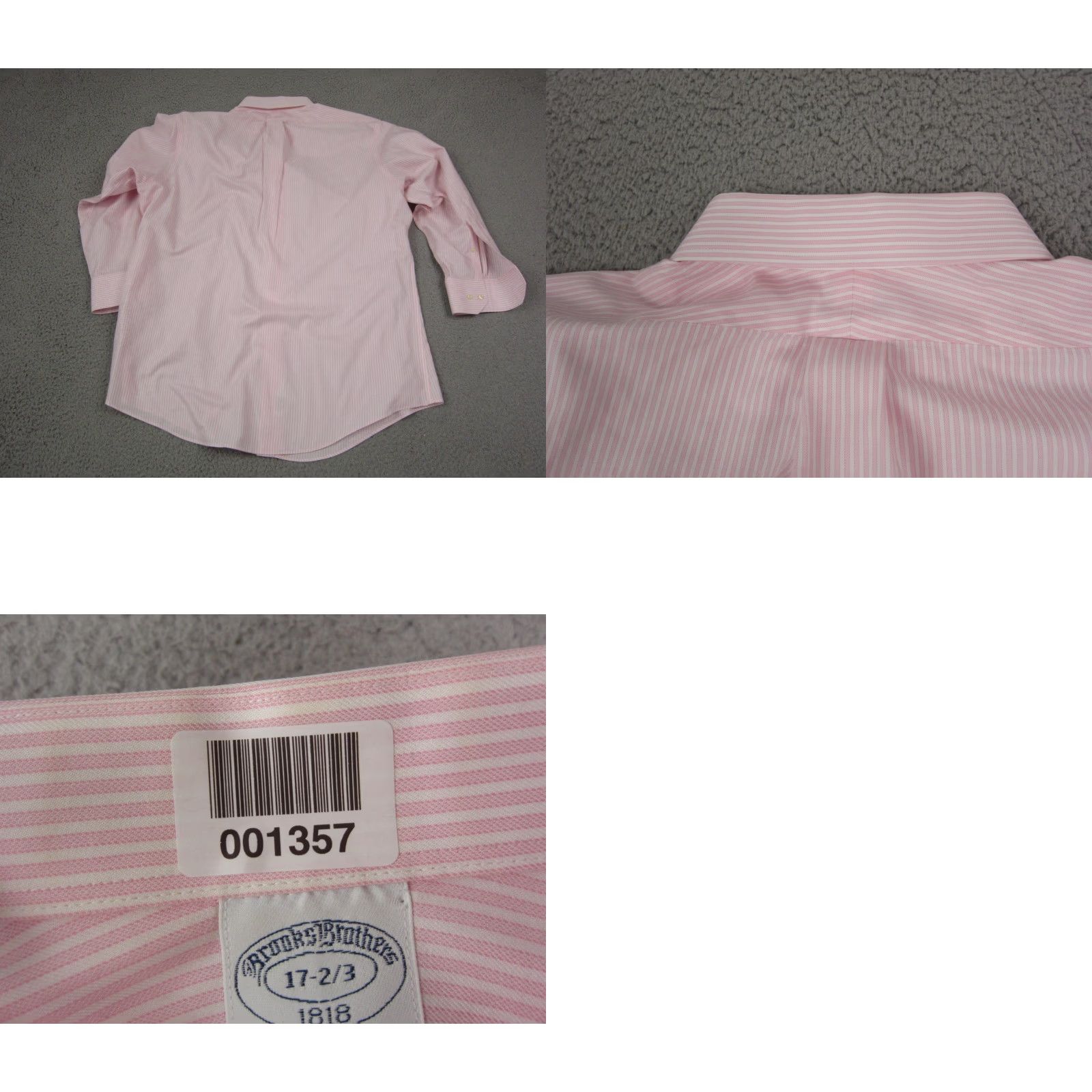 Brooks Brothers Brooks Brothers Shirt Adult 17 Pink Cotton Regent Non-Iron Mens Button Up 1818 Size US XL / EU 56 / 4 - 8 Thumbnail
