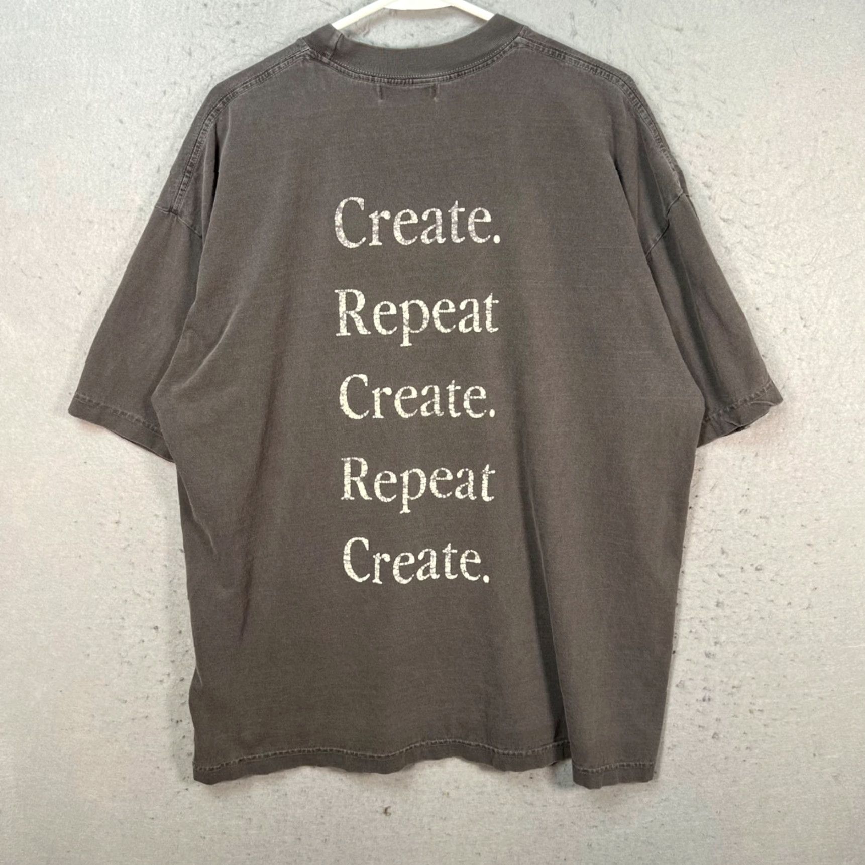 Hudson Hudson Loft Graphic T-Shirt Mens XL Gray Crew Neck Short Sleeve Cotton Size XL Graphic 87? Size US XL / EU 56 / 4 - 2 Thumbnail