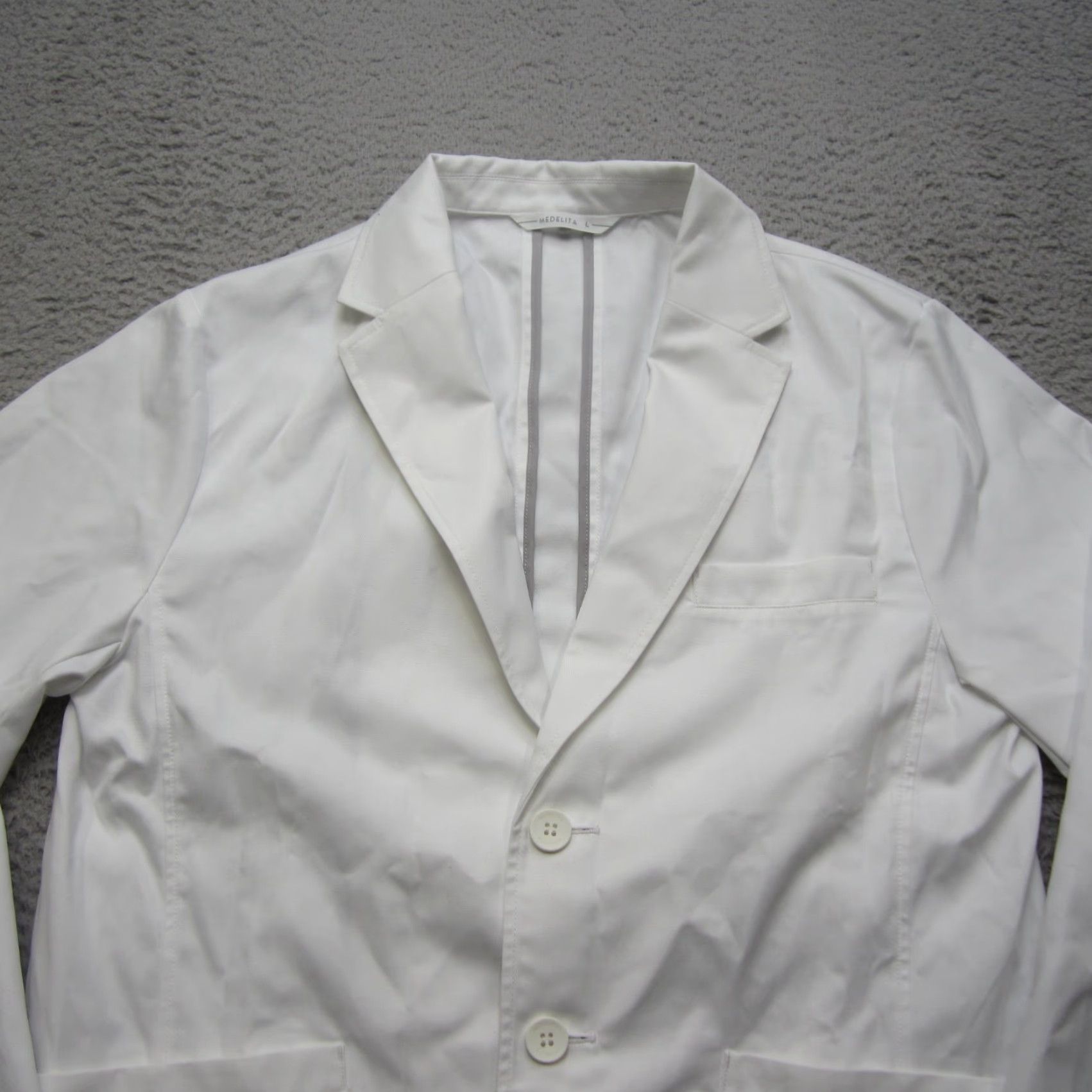 Vintage Medelita Fleming Lab Coat Mens L White Professional Medical Jacket Nursing Size US L / EU 52-54 / 3 - 4 Thumbnail