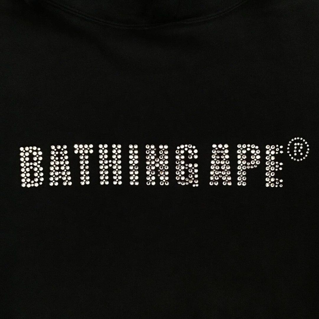 Bape × Swarovski Swarovski × BAPE logo pullover hoodie a bathing ape NIGO Size US M / EU 48-50 / 2 - 3 Thumbnail