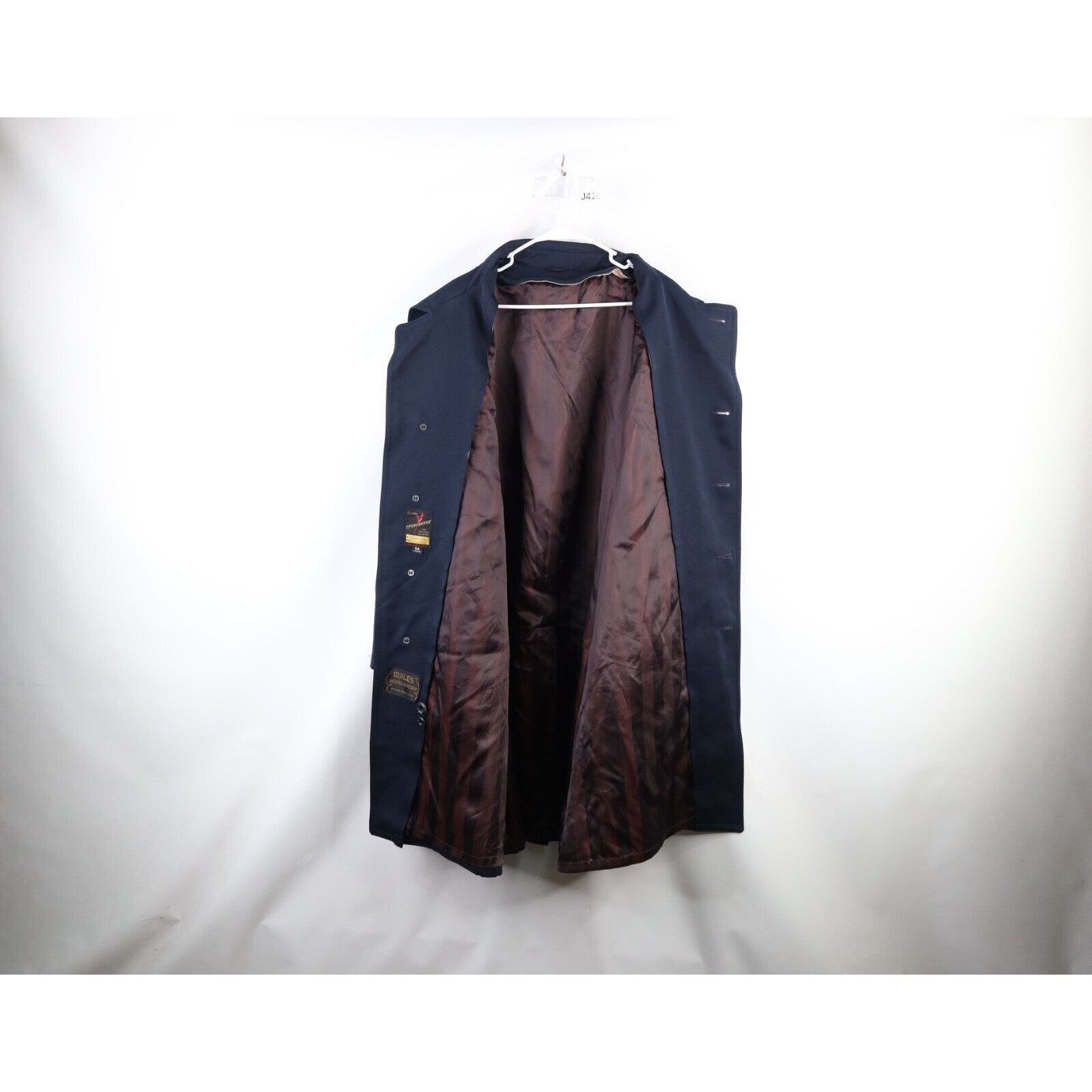 Vintage Vintage 60s 70s Rockabilly Trench Coat Rain Jacket Size US XXL / EU 58 / 5 - 9 Thumbnail