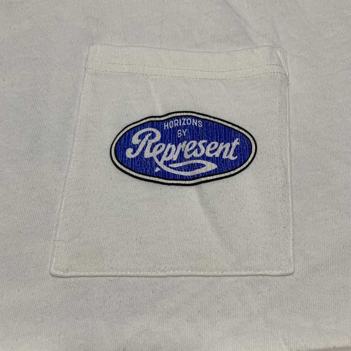 Represent Clo. Represent Medium Classic Parts Flat White Pocket Tee Size US M / EU 48-50 / 2 - 4 Thumbnail