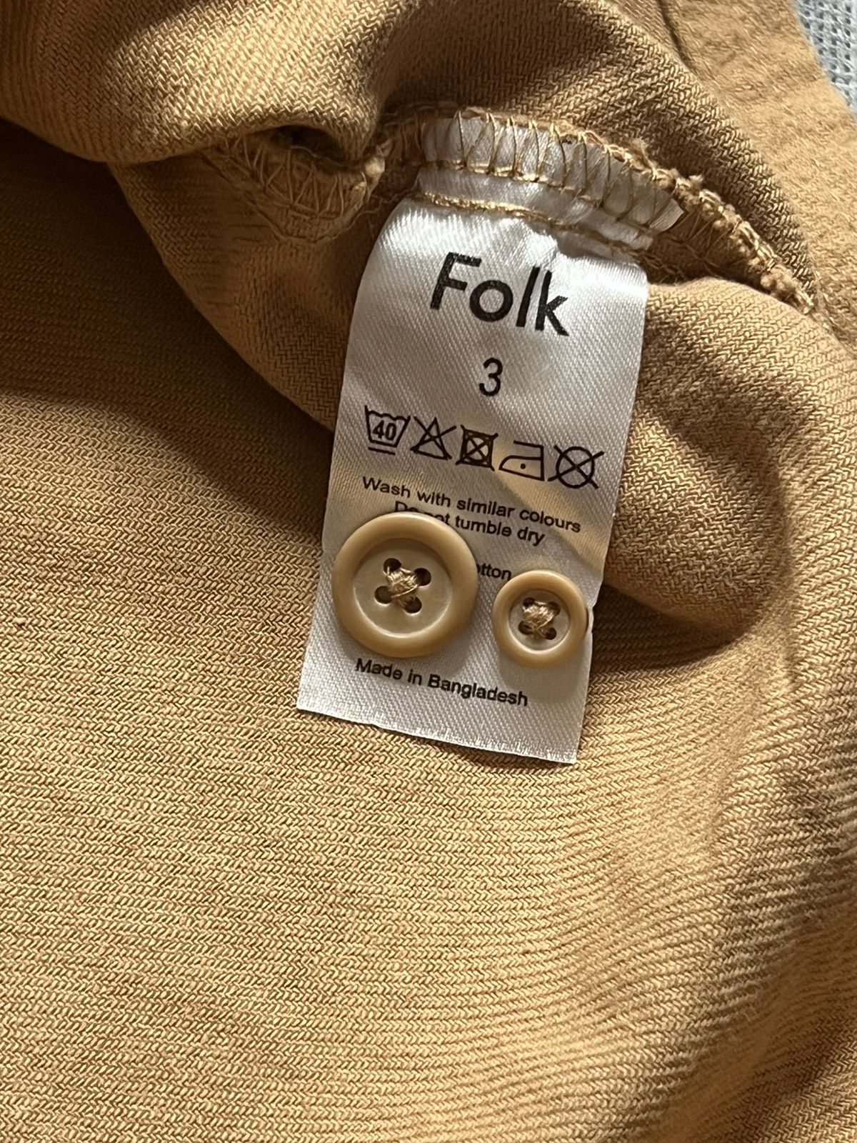 Folk Folk Shirt Mens Size US L / EU 52-54 / 3 - 6 Thumbnail