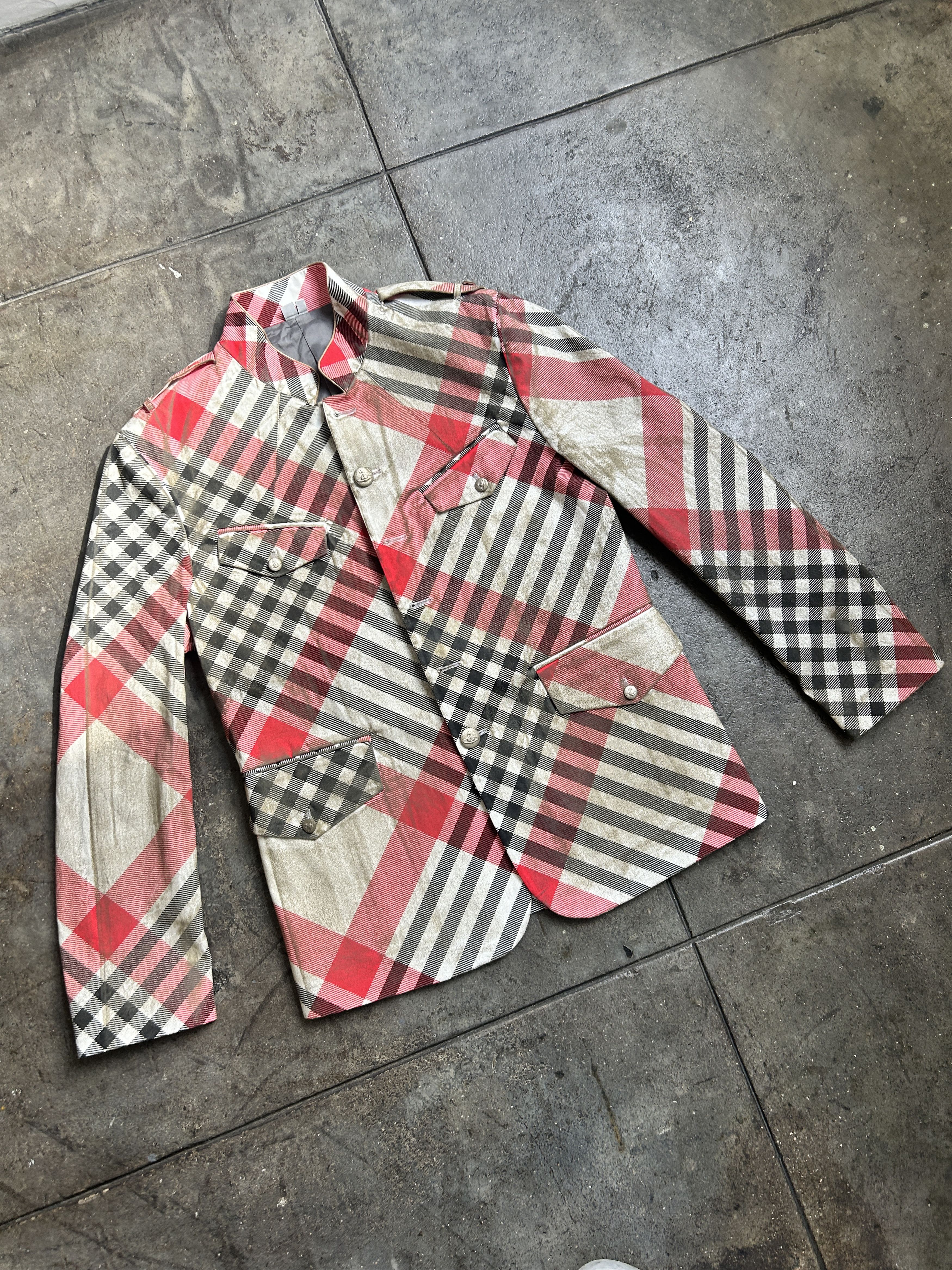 Vivienne Westwood Brand New 1,200$ 2016 Heavy Coat w/ Purposeful Distressing Size US M / EU 48-50 / 2 - 2 Thumbnail