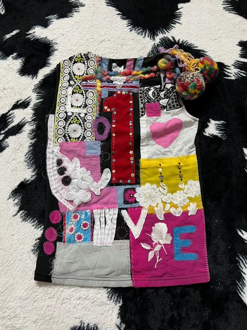 Kenzo KENZO Bright patch appliqué pom-pom vest Size S / US 4 / IT 40 - 2 Thumbnail