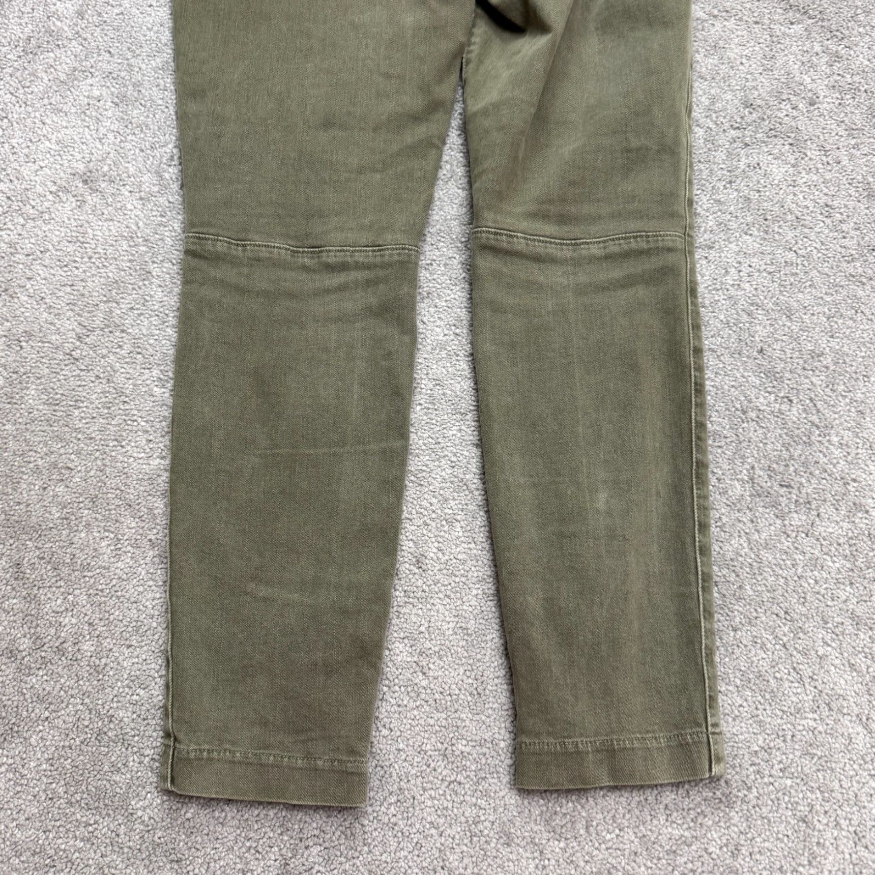Lucky Brand Lucky Brand Brooke Skinny Jeans Womens 10 Olive Green High Rise Denim City Outdoor Comfort Stretch Size 32" / US 10 / IT 46 - 3 Thumbnail