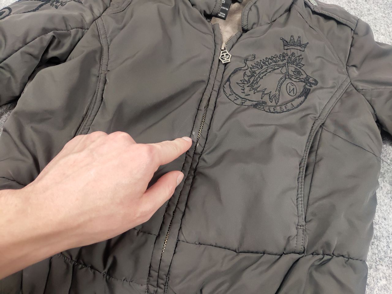 Diesel Archive Rare Vintage 00's Diesel Bandits Cropped Logo Jacket Size S / US 4 / IT 40 - 12 Thumbnail