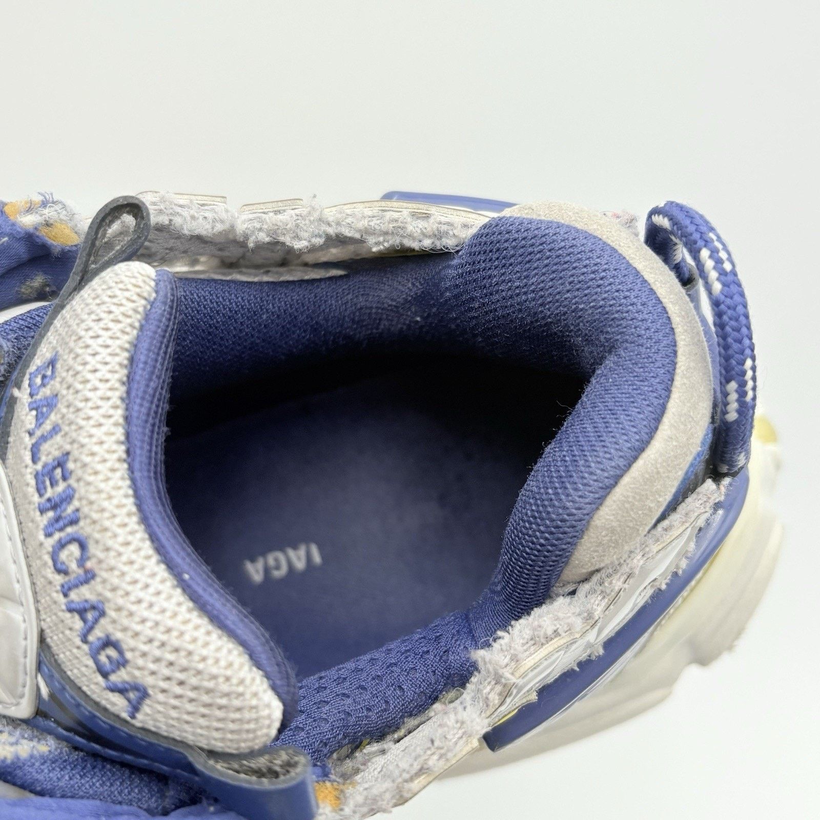 Balenciaga Balenciaga Runner ' White Blue Yellow ' | GOOD CONDITION! Size US 8 / EU 41 - 6 Thumbnail