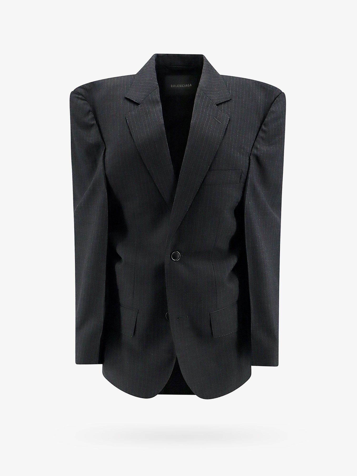 Balenciaga Balenciaga Pagoda blazer jacket in black wool | Grailed