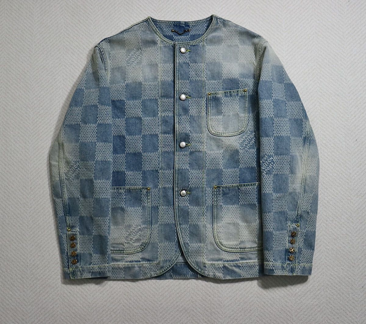 Louis Vuitton lv Louis Vuitton 24ss Denim Jacket size50 Size US M / EU 48-50 / 2 - 1 Thumbnail