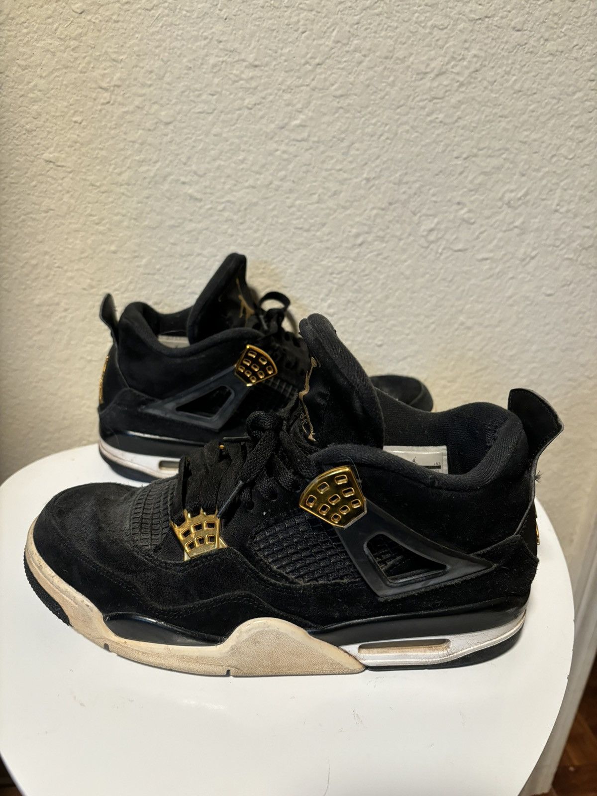image of Jordan Brand 4 “Royalty” Shoes in Black, Men's (Size 8)