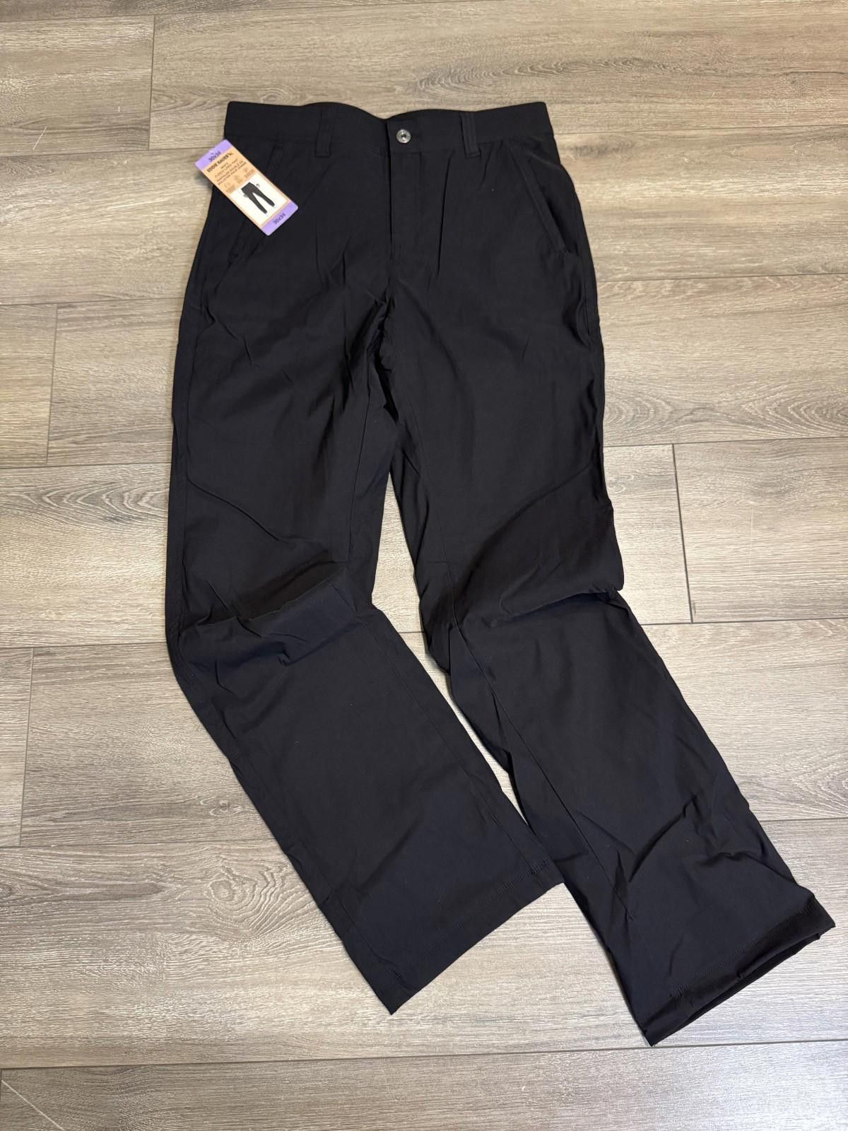 Eddie Bauer Eddie Bauer Men's Rainier Fleece Lined Pants Black 30x34 Size US 30 / EU 46 - 1 Thumbnail
