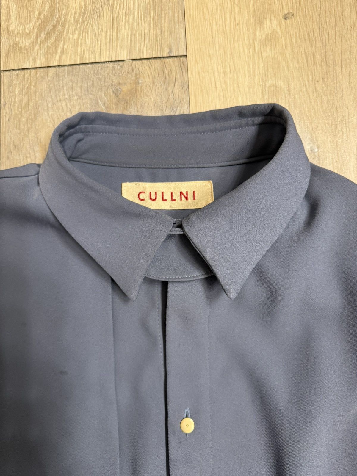 Japanese Brand Cullni Paneled Button Down Size US L / EU 52-54 / 3 - 4 Thumbnail
