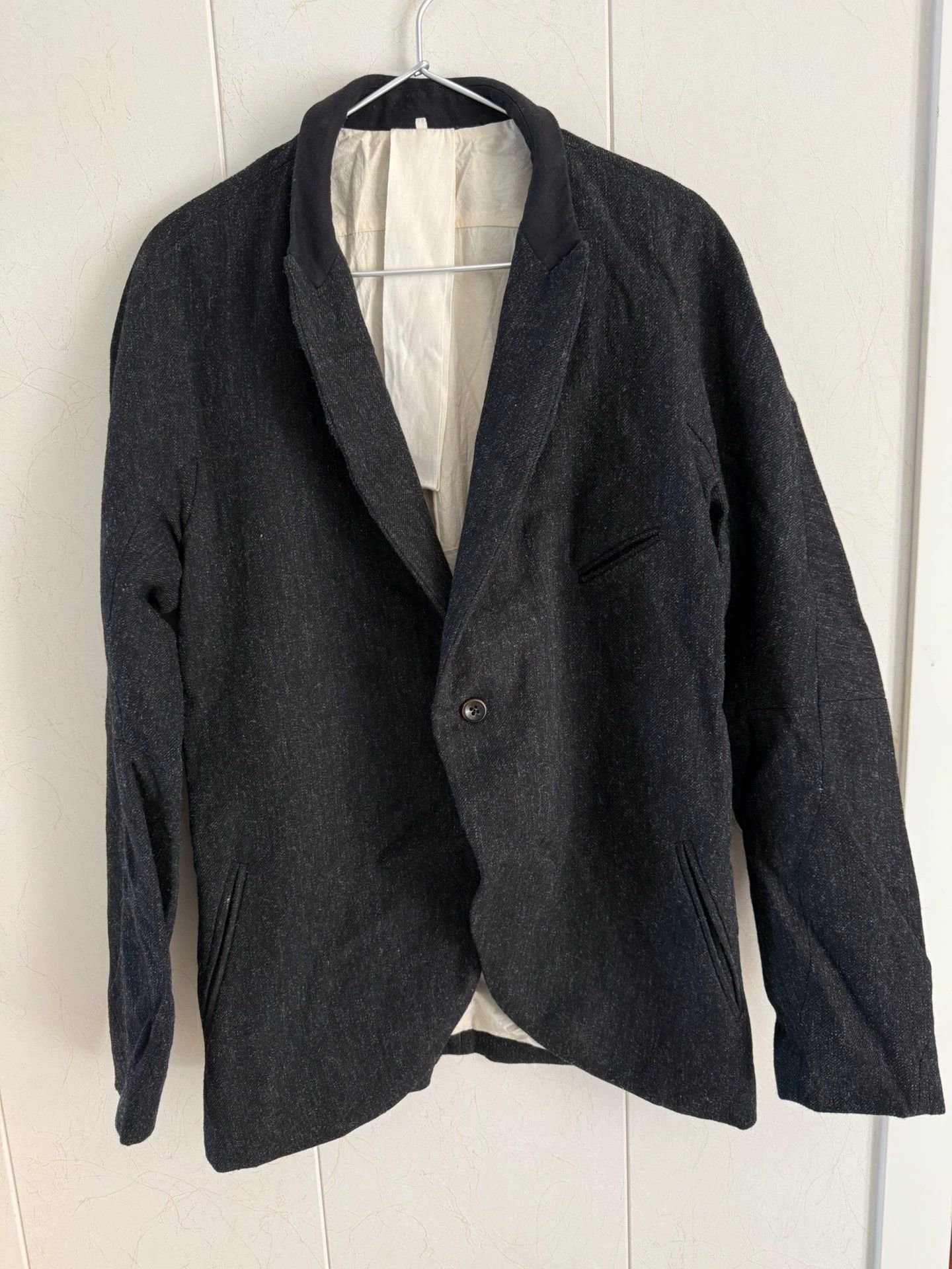 Ziggy Chen Ziggy Chen Wool-Linen SB Collar Jacket (PH Alt) 50 Size US M / EU 48-50 / 2 - 2 Thumbnail