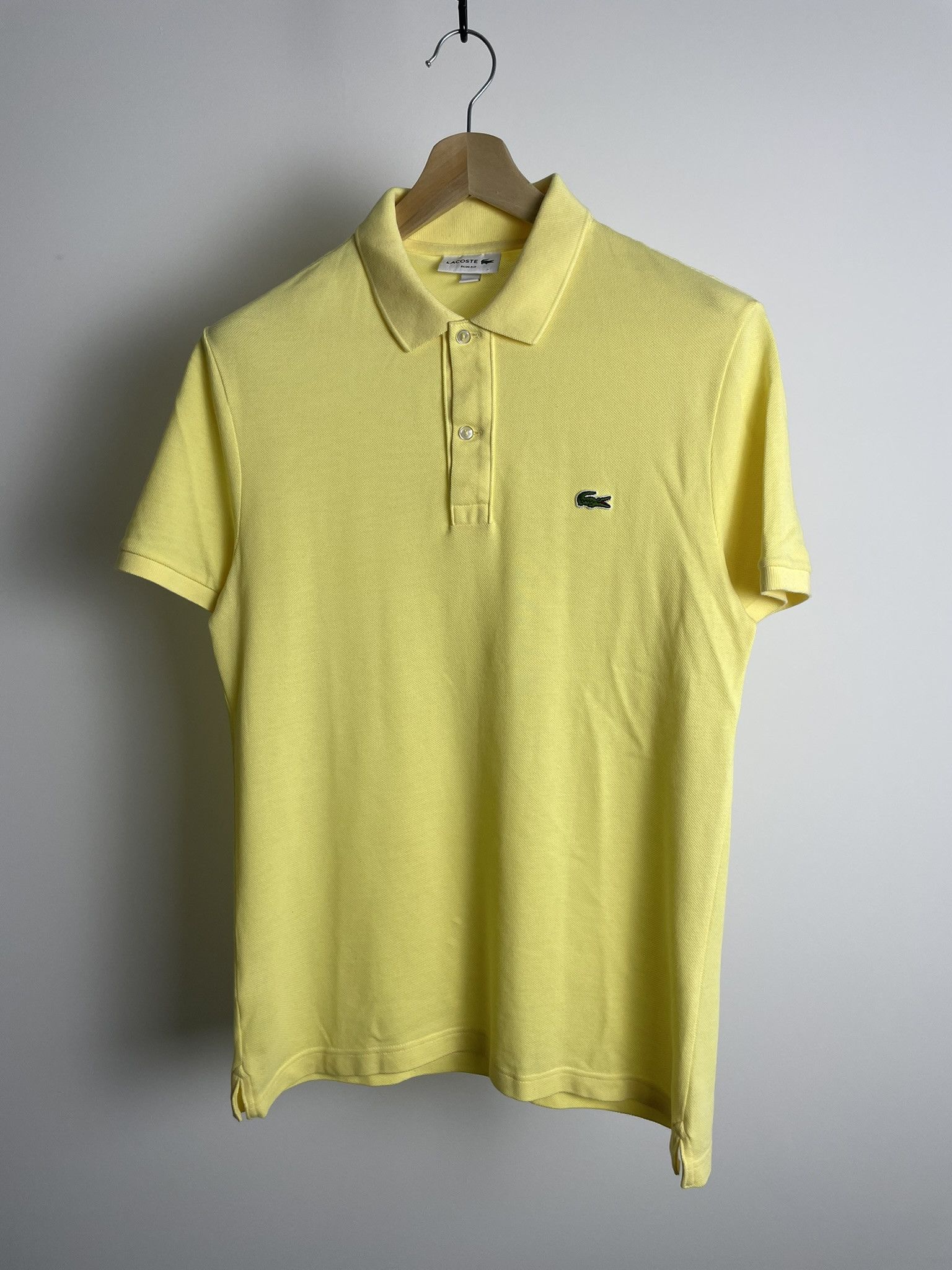 Lacoste Lacoste Polo Shirt Yellow Slimfit Size US M / EU 48-50 / 2 - 1 Thumbnail