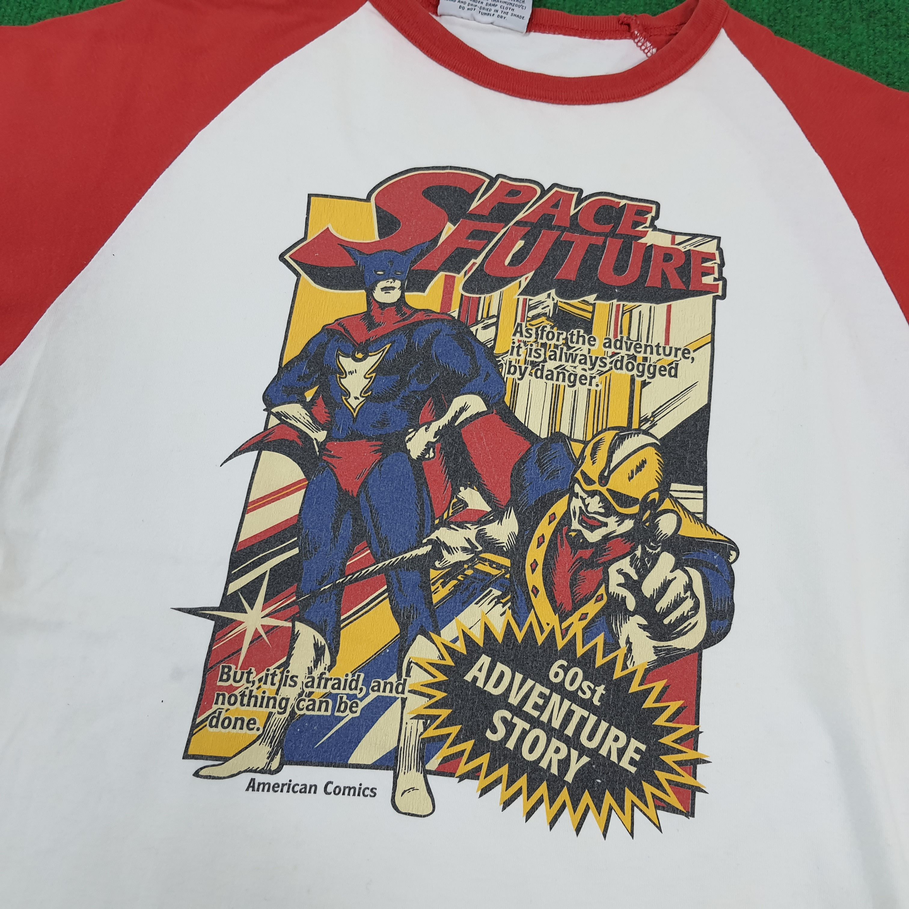 Vintage Vintage Space Future American 90s Superhero Comics Tshirt Size US M / EU 48-50 / 2 - 2 Thumbnail