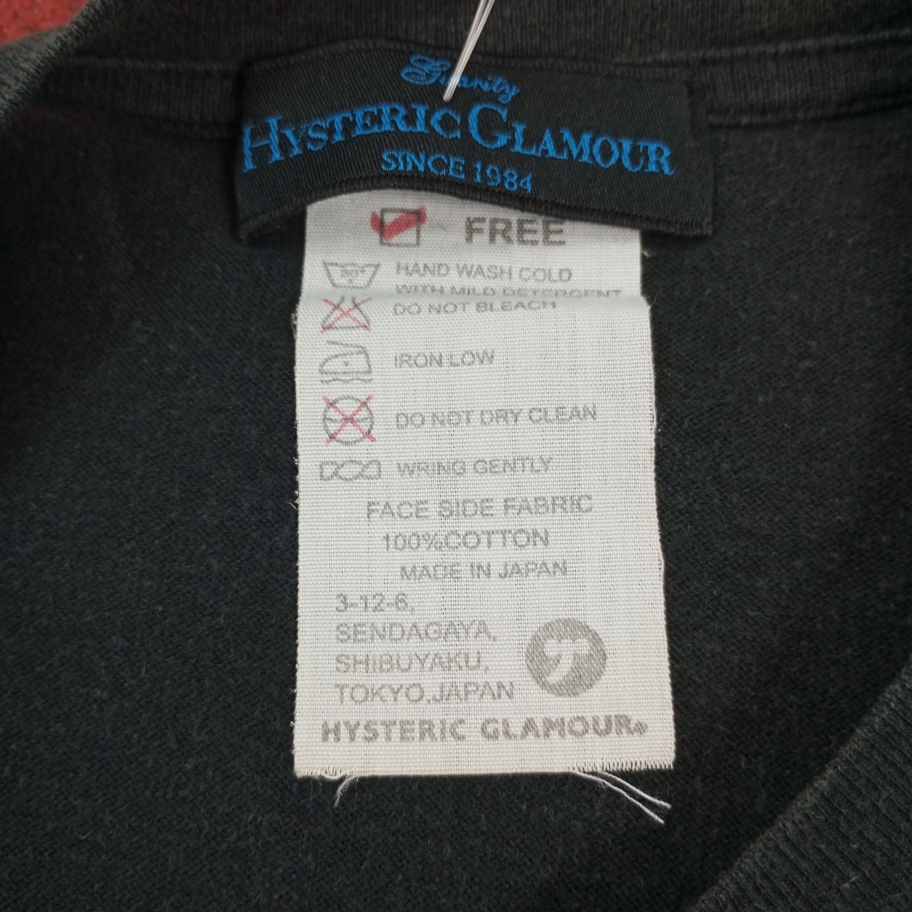 Hysteric Glamour × Japanese Brand × Vintage Hysteric Glamour Japanese Brand Streetwear Style Tshirt Size US XS / EU 42 / 0 - 7 Thumbnail