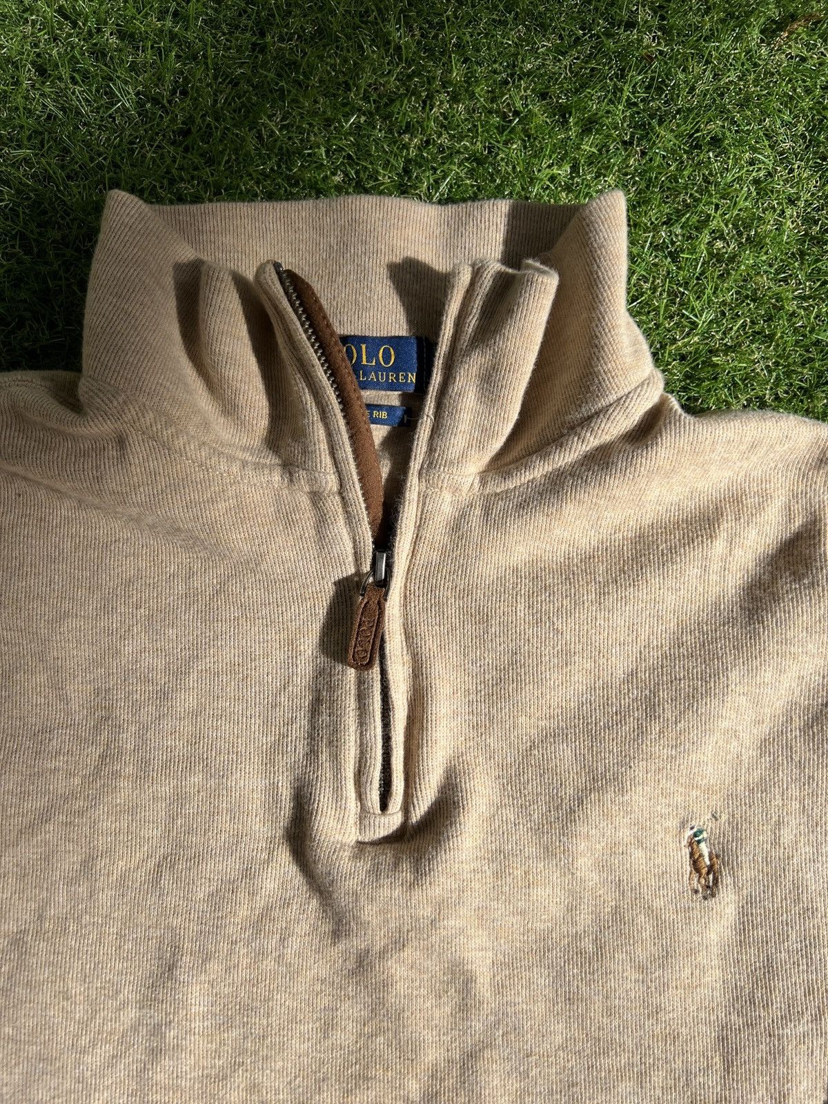 Polo Ralph Lauren × Vintage Vintage Polo Ralph Lauren Sweater Sand pony Men Size Large Size US L / EU 52-54 / 3 - 3 Thumbnail