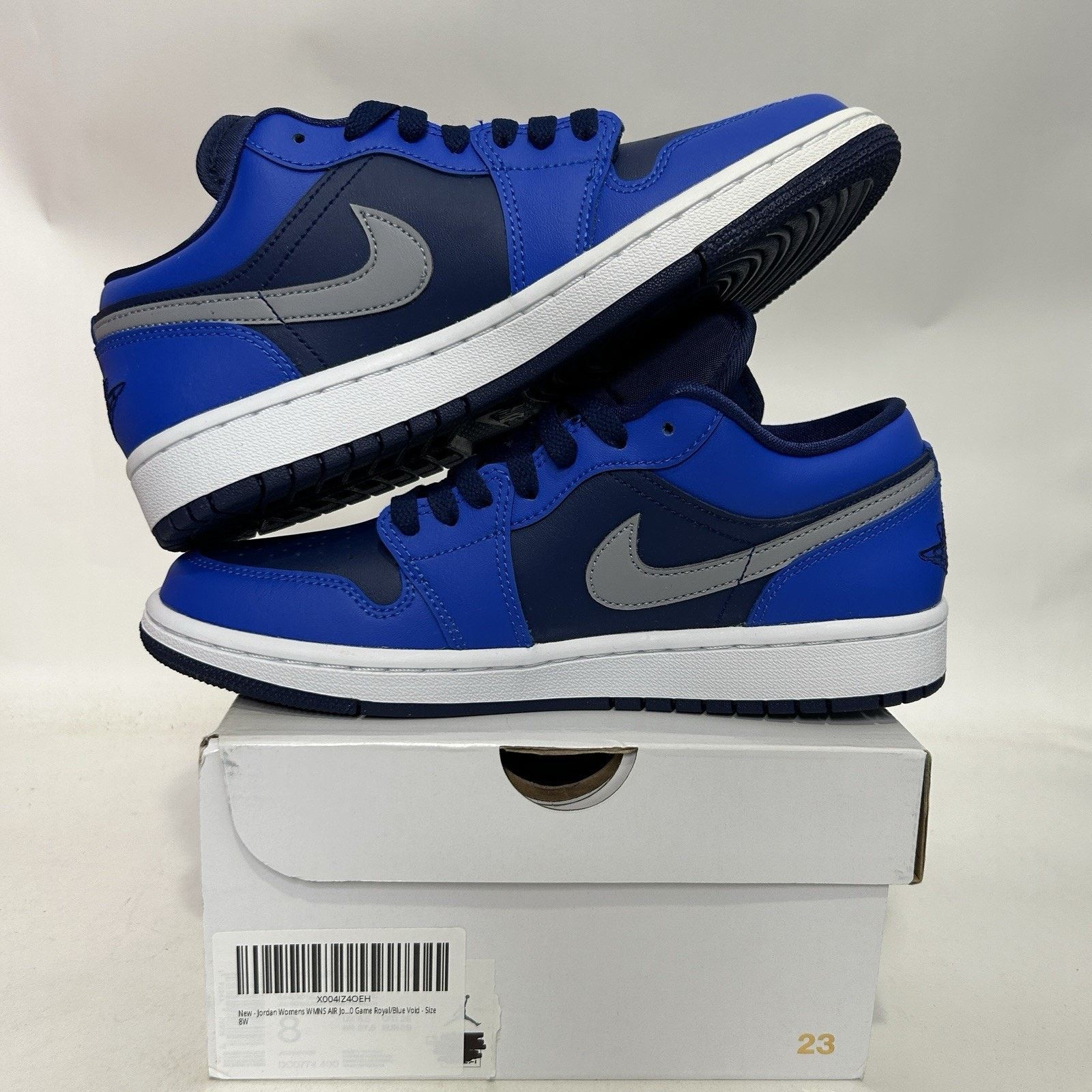 Jordan Brand Nike Air Jordan 1 Low Retro WMNS “Game Royal Blue Void” Size US 8 / IT 38 - 3 Thumbnail