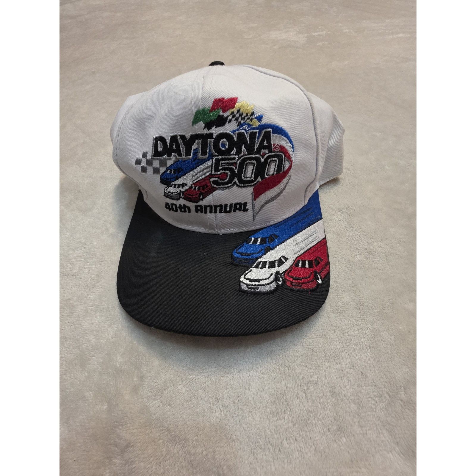 NASCAR vintage 1998 40th Annual Daytona 500 NASCAR snapback hat Size US XL / EU 56 / 4 - 1 Thumbnail