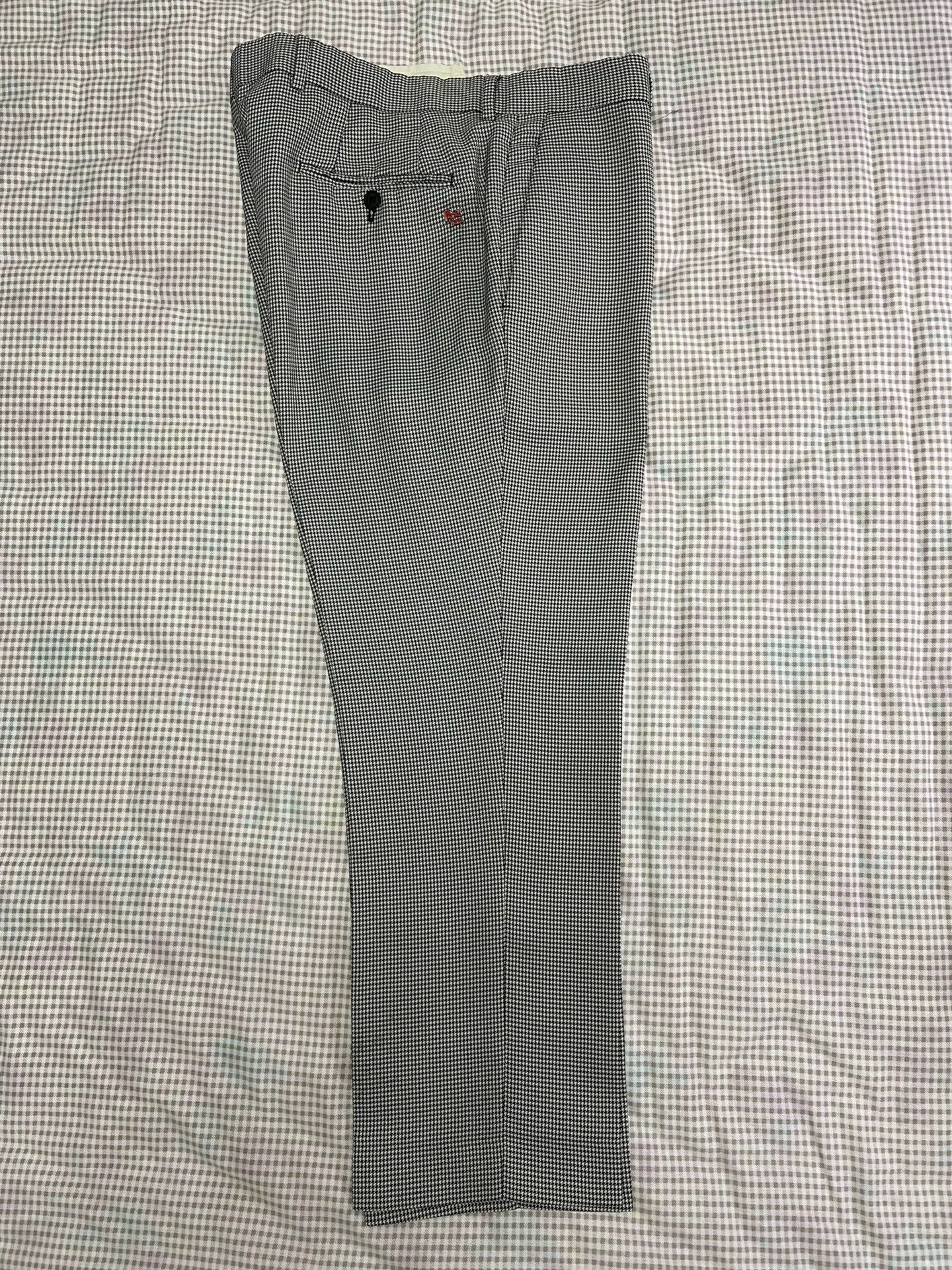 Fendi Fendi Houndstooth Regular Fit Runway Suit Men's 52 Size US L / EU 52-54 / 3 - 6 Thumbnail