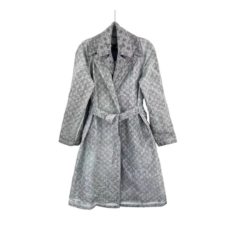 Louis Vuitton Louis Vuitton Alpaca/polyester grey presbyopic full print Size 4XL / US 24-26 - 1 Thumbnail