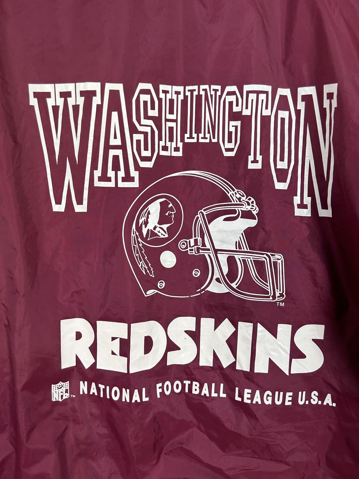 NFL 90s Vintage Campri Teamline NFL Washington Redskins Jacket Size US M / EU 48-50 / 2 - 2 Thumbnail