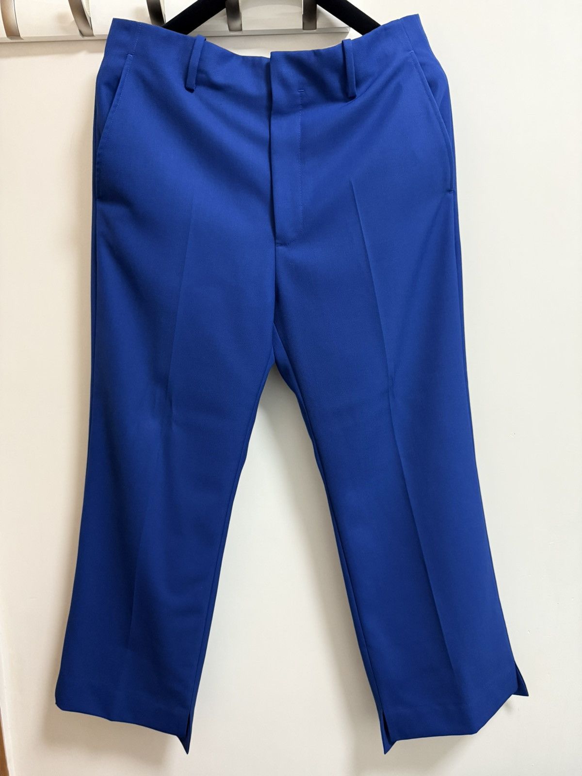 Louis Vuitton blue split hem trousers 42