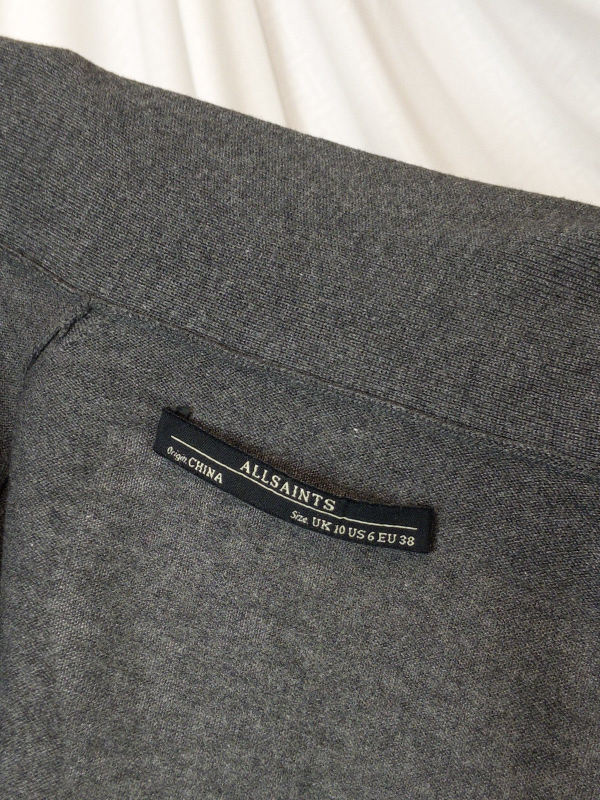 Allsaints AllSaints Sago Pirate cardigan in dark gray Size M / US 6-8 / IT 42-44 - 15 Thumbnail