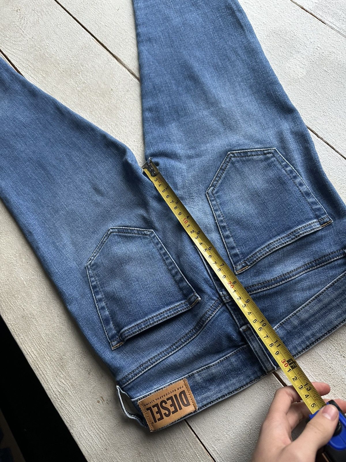 Diesel 🚨Gothic Diesel Regular Slim relax Flared Jeans Womens Size 25" / US 0 / IT 36 - 17 Thumbnail