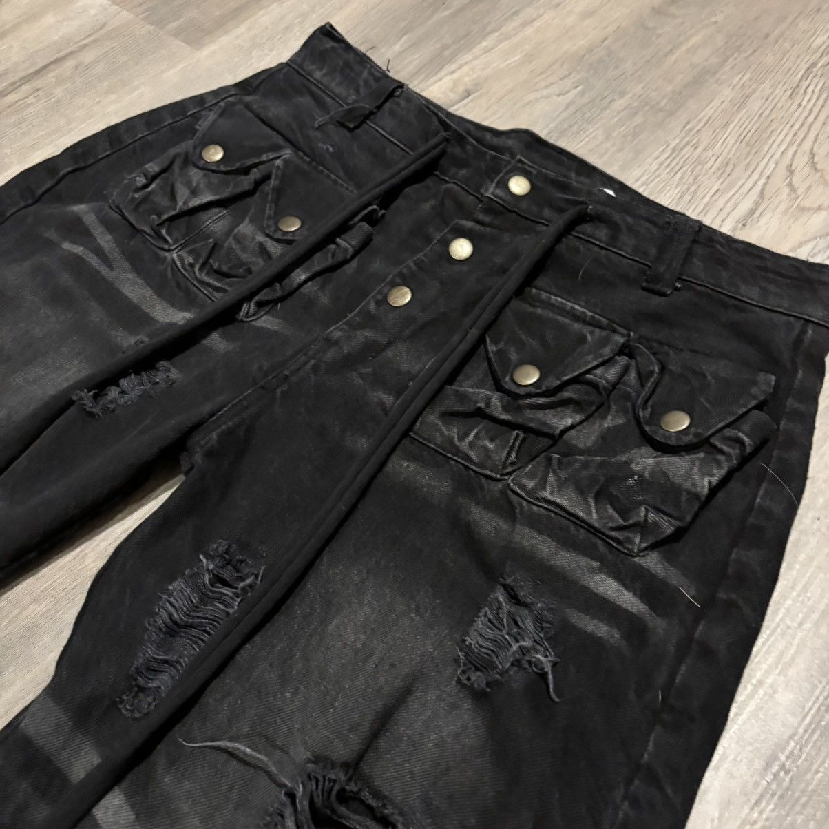 dasyori black thermal denim