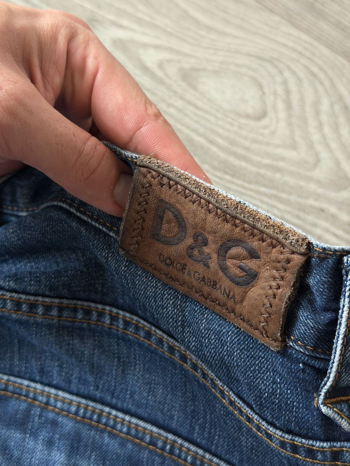 Dolce & Gabbana Dolce & Gabbana Vintage 05/06 SS Denim Swag Y2K Drip Jeans Size US 36 / EU 52 - 24 Thumbnail