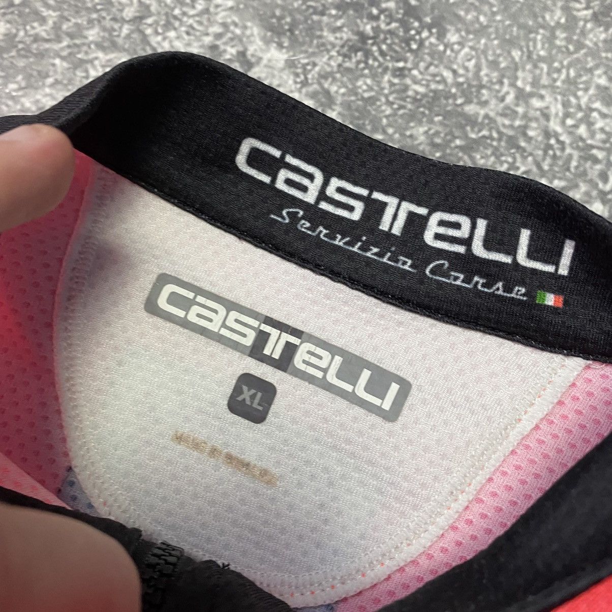 Vintage Mens Castelli Big Logo cycling y2k sports purple jersey tee Size US XL / EU 56 / 4 - 5 Thumbnail