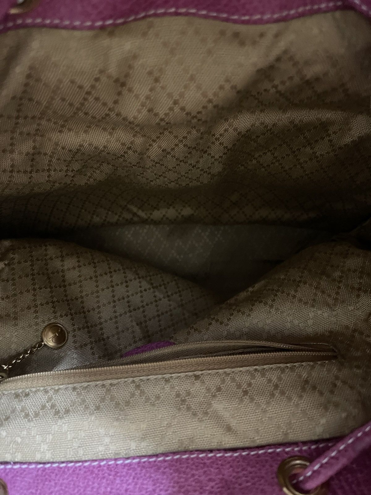 Vintage Gucci Bamboo Leather suede Backpack Size ONE SIZE - 13 Thumbnail