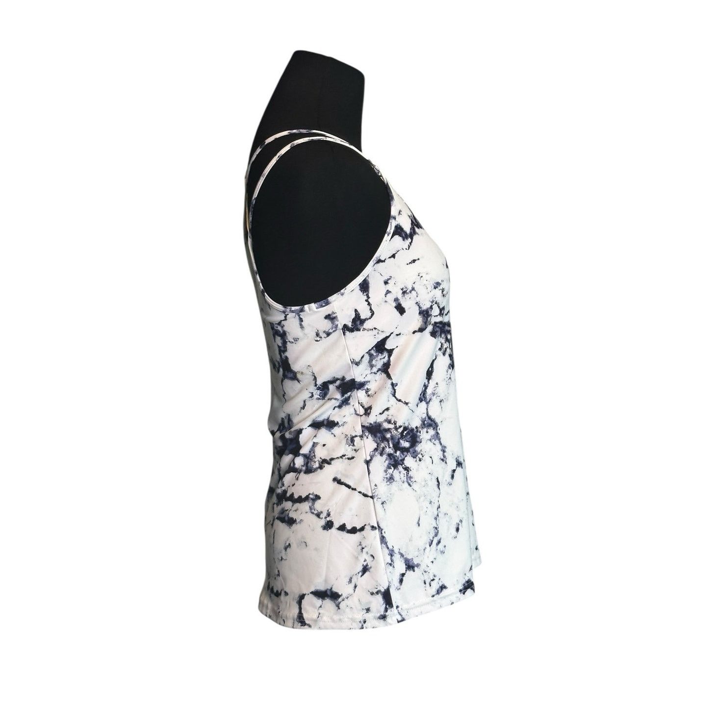Old Navy Old Navy white purple bra build in tank top size medium Size M / US 6-8 / IT 42-44 - 6 Thumbnail