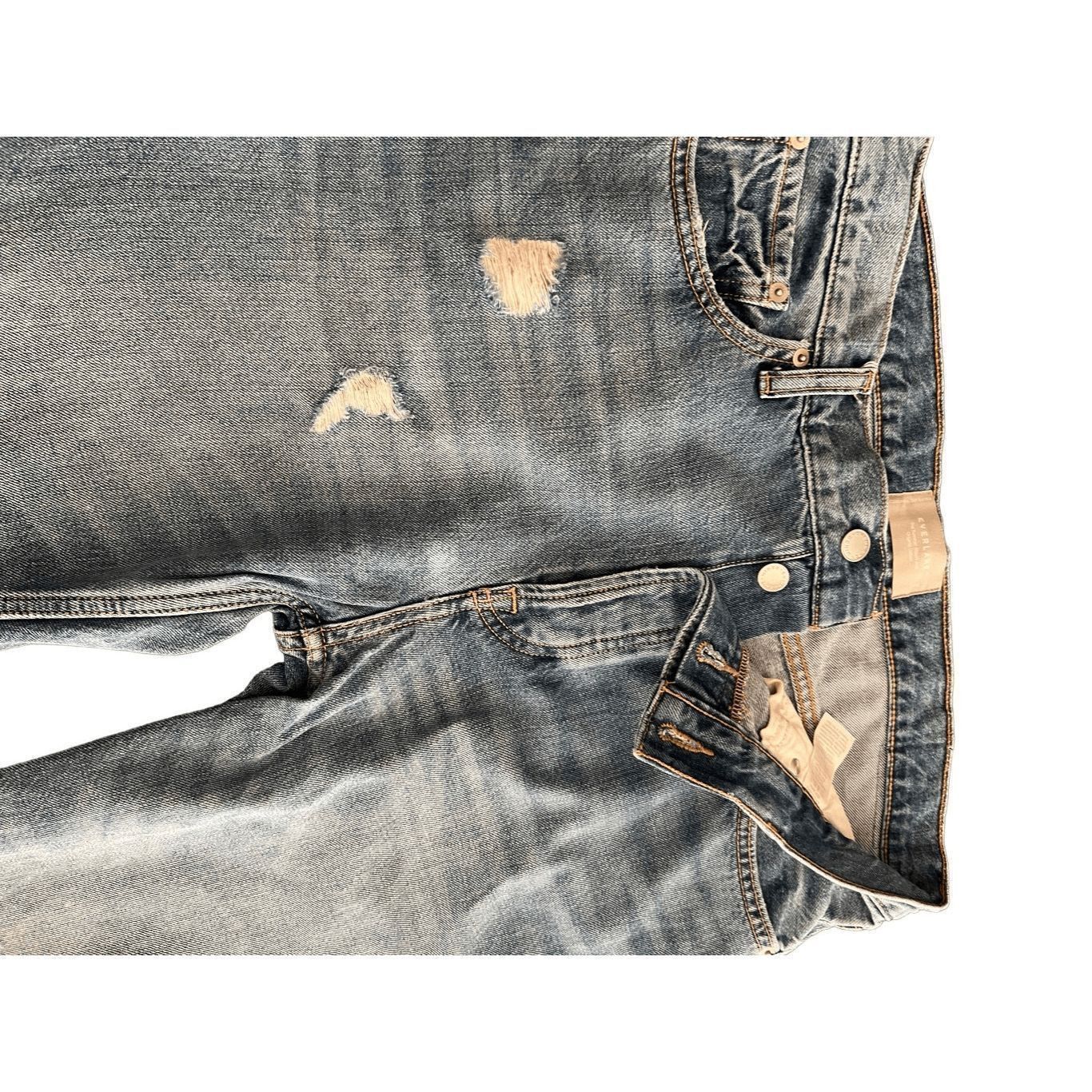 Everlane EVERLANE Denim Button Fly Jean 28 Size 28" / US 6 / IT 42 - 6 Thumbnail