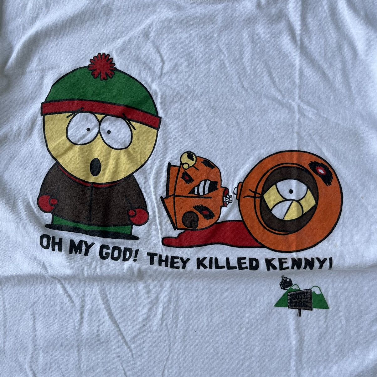 Other Vintage 90s Oh My God They Killed Kenny South Park T-Shirt Size US XL / EU 56 / 4 - 2 Thumbnail