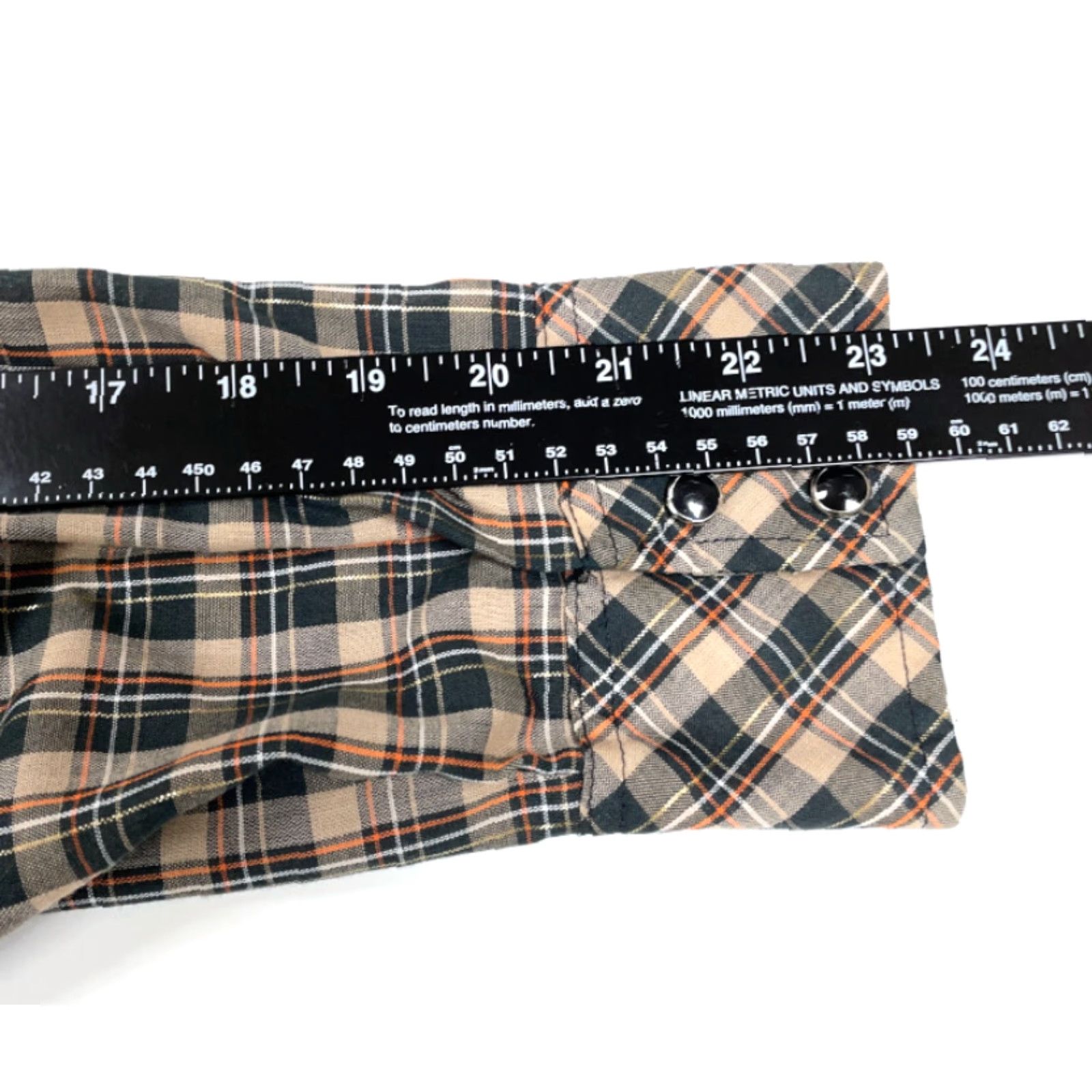 Wrangler VINTAGE Wrangler Brown Plaid Western Shirt Adult XL Lightweight Cotton Made in USA Rockabilly Mens Size US XL / EU 56 / 4 - 8 Thumbnail