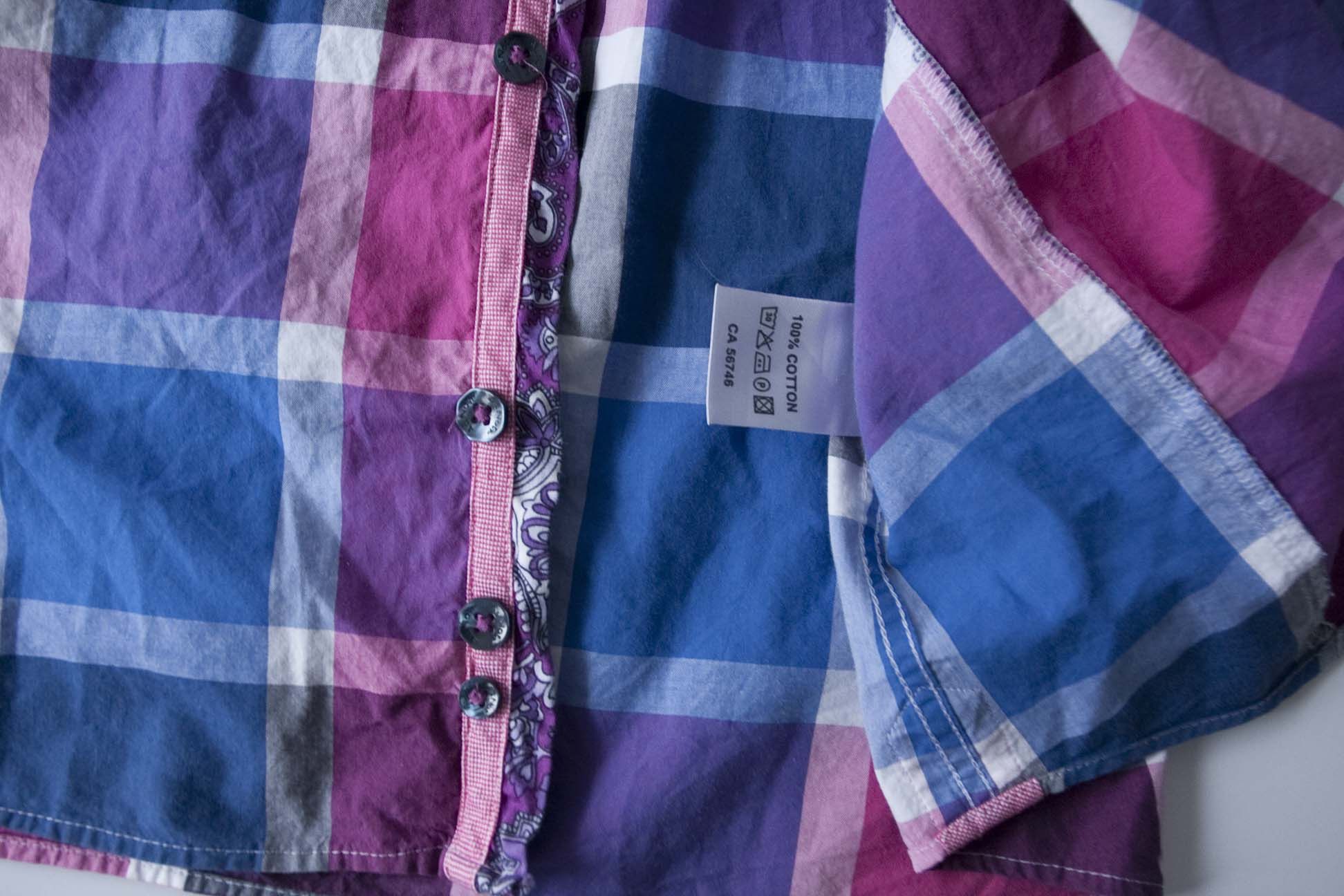 Au Noir Au Noir Shirt Made in Turkey Size 3 /M Multicolor Plaid Size US M / EU 48-50 / 2 - 3 Thumbnail