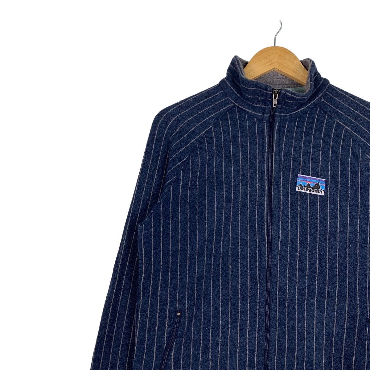 Patagonia PATAGONIA Blue Striped Sweater Jacket #1102-C50 Size US M / EU 48-50 / 2 - 6 Thumbnail