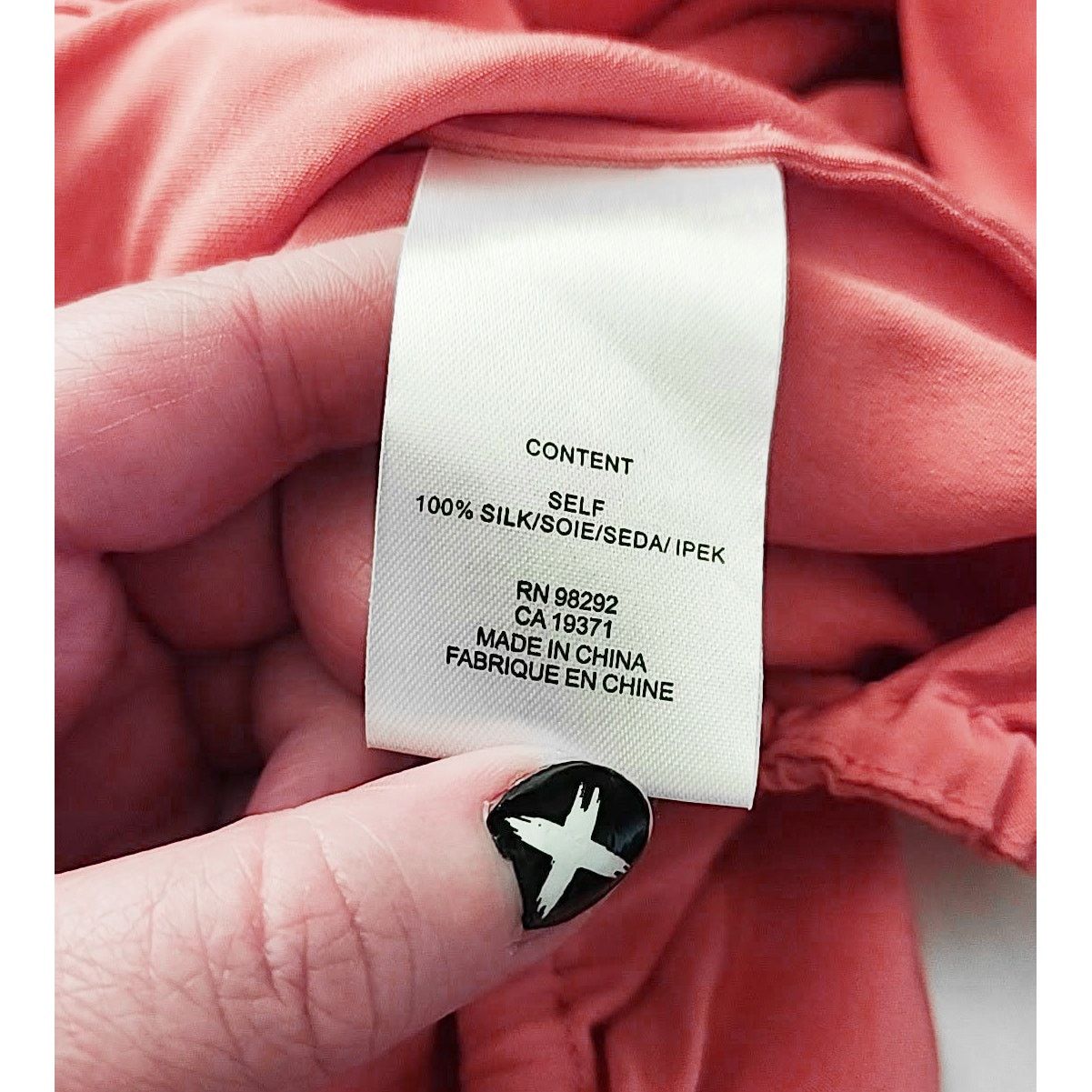 Tibi Tibi Drawstring Blouse Salmon Pink Size XS / US 0-2 / IT 36-38 - 8 Thumbnail