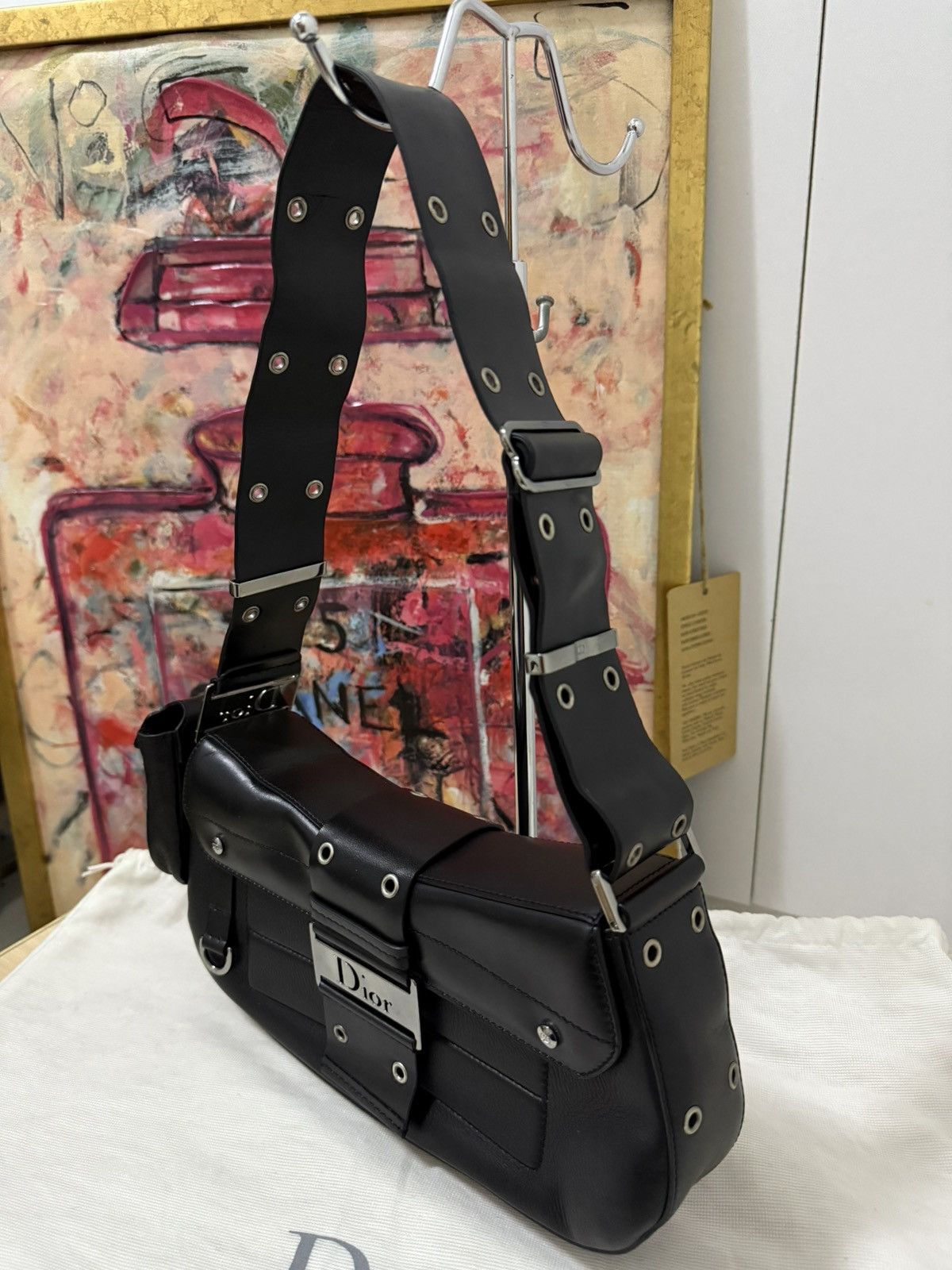 Dior 2002 Dior Street Chic colombus Black shoulder bag Size ONE SIZE - 6 Thumbnail