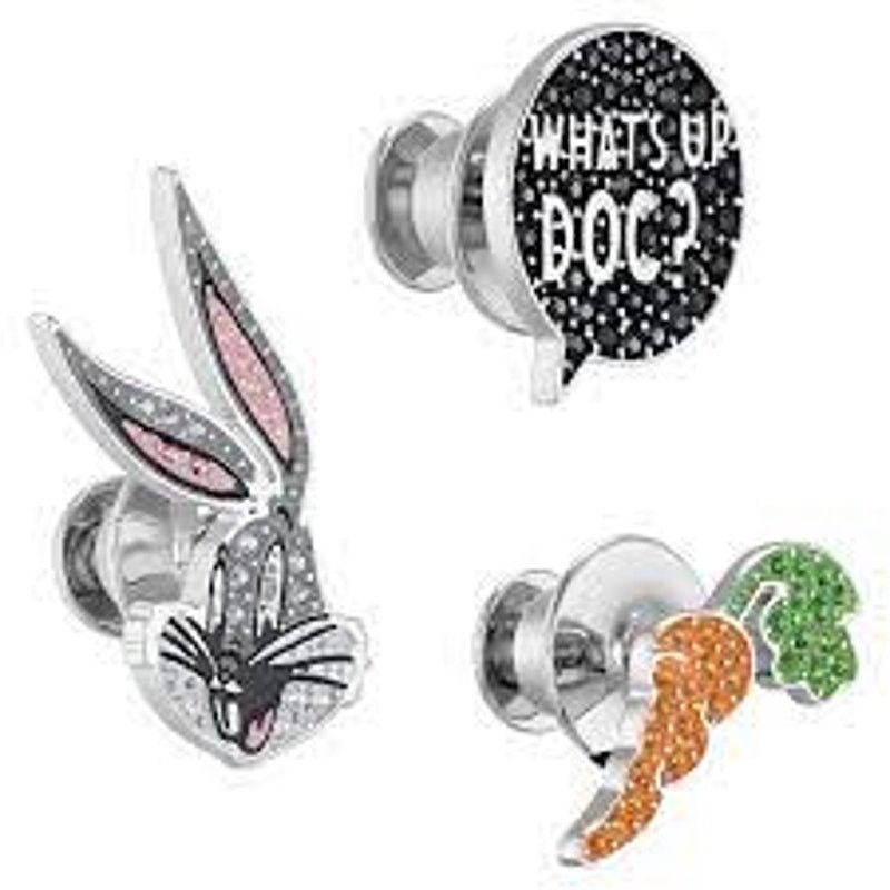 Swarovski Swarovski LOONEY TUNES BUGS BUNNY TIE PIN SET Size ONE SIZE - 3 Thumbnail