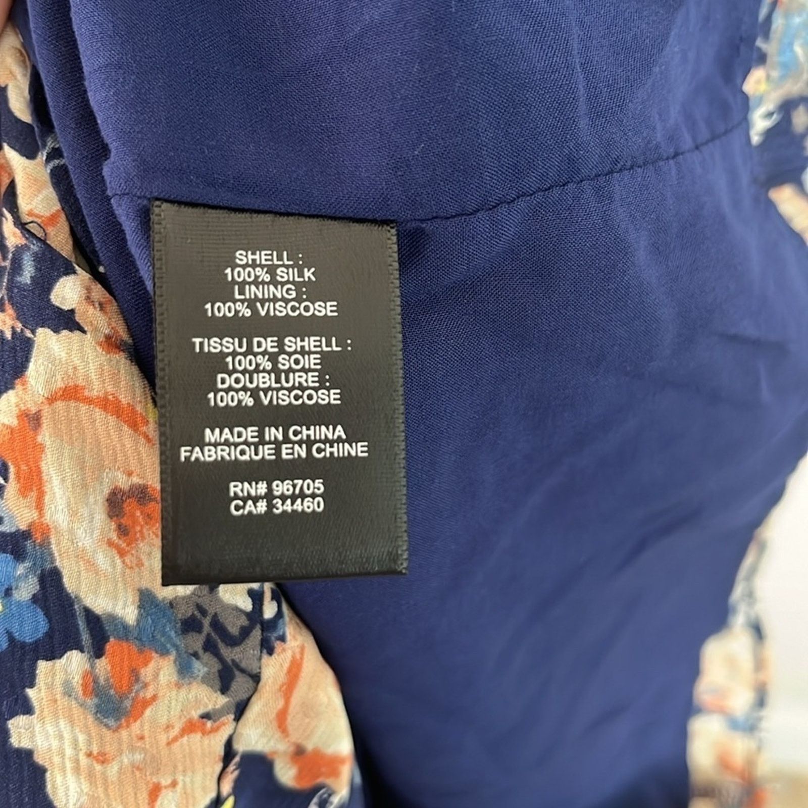Rebecca Taylor Rebecca Taylor Blue Gigi Fleur Silk Romper 10 Size 32" / US 10 / IT 46 - 5 Thumbnail