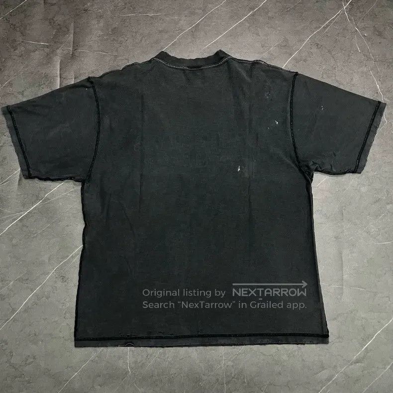 Balenciaga Balenciaga Distressed Destroyed Short Sleeve Size US M / EU 48-50 / 2 - 2 Thumbnail
