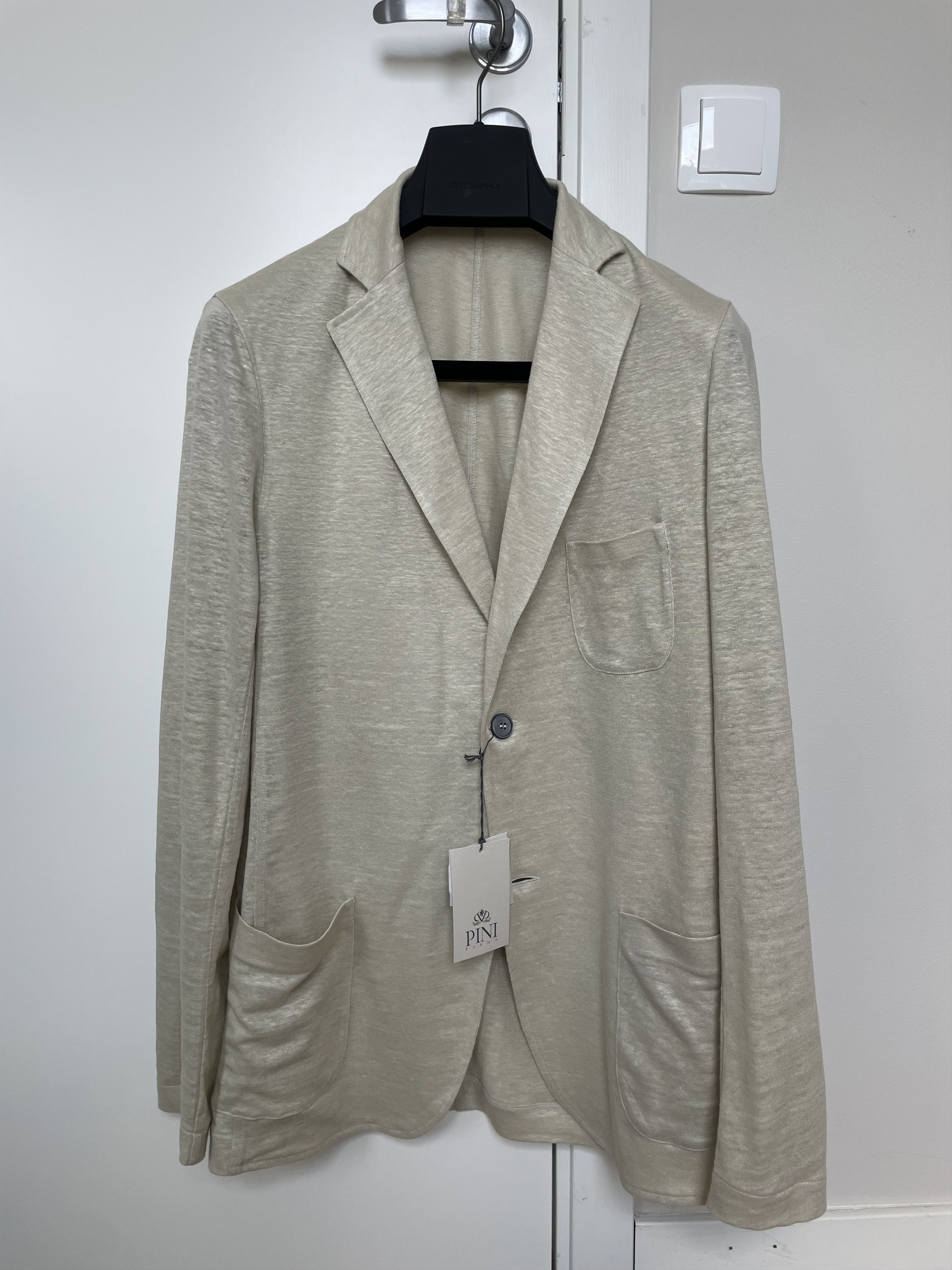 Pini Parma NWT Pini Parma linen knitted jacket, size 40R Size US M / EU 48-50 / 2 - 1 Thumbnail