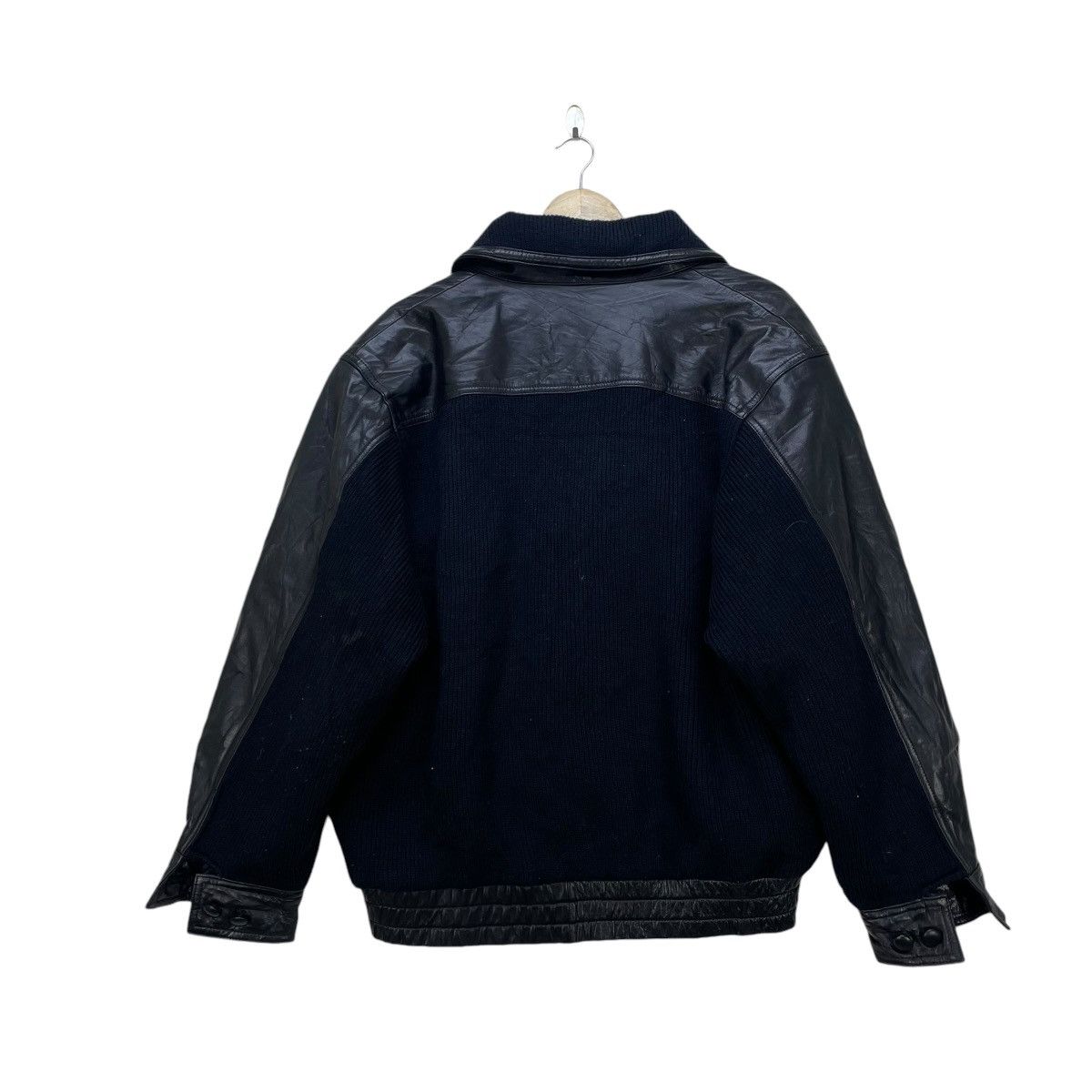 Designer 💥Vintage Lancel Paris Bomber Leather Jacket Size US L / EU 52-54 / 3 - 3 Thumbnail