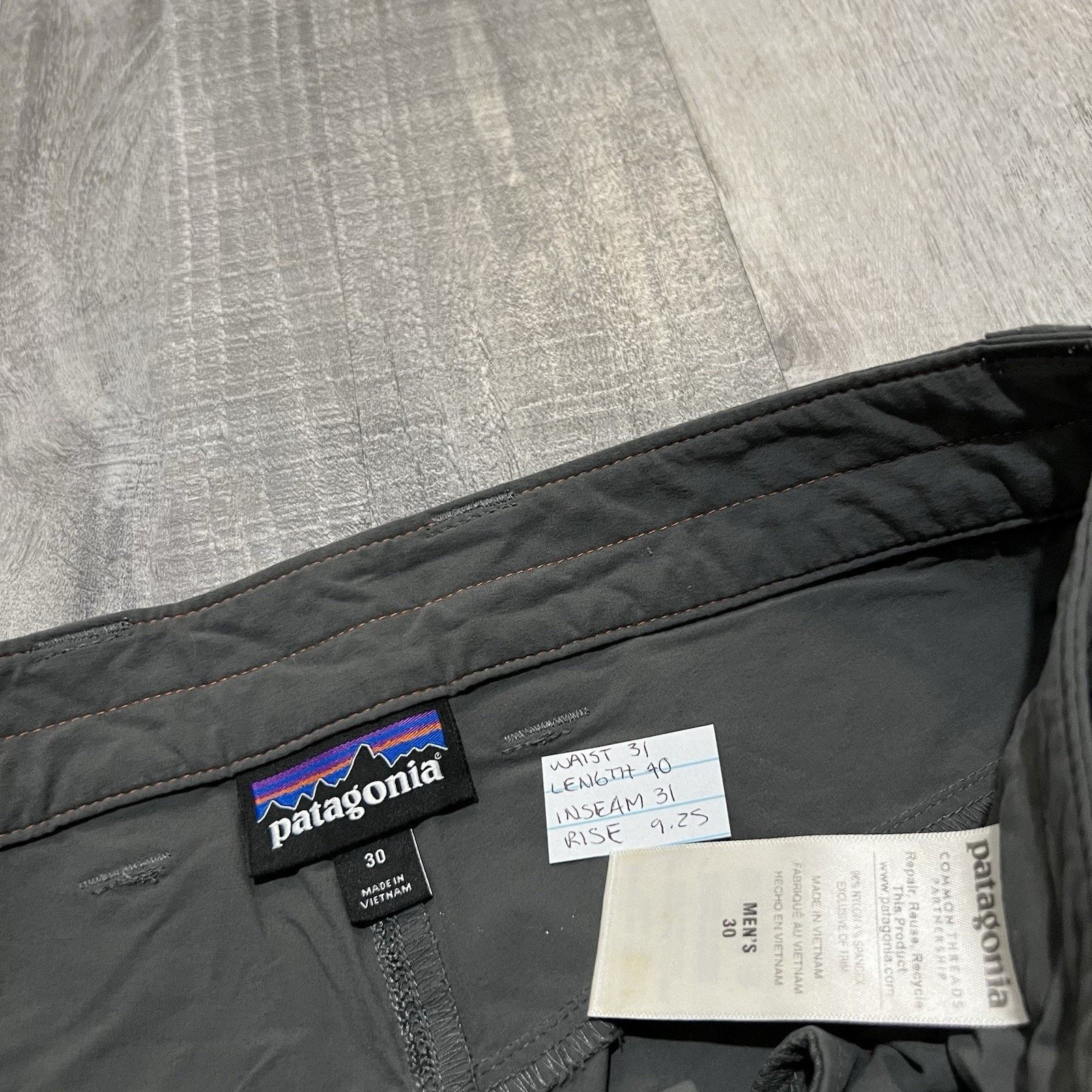 Patagonia Patagonia Pants Quandary Stretch Grey Cycling Lightweight Size US 30 / EU 46 - 5 Thumbnail