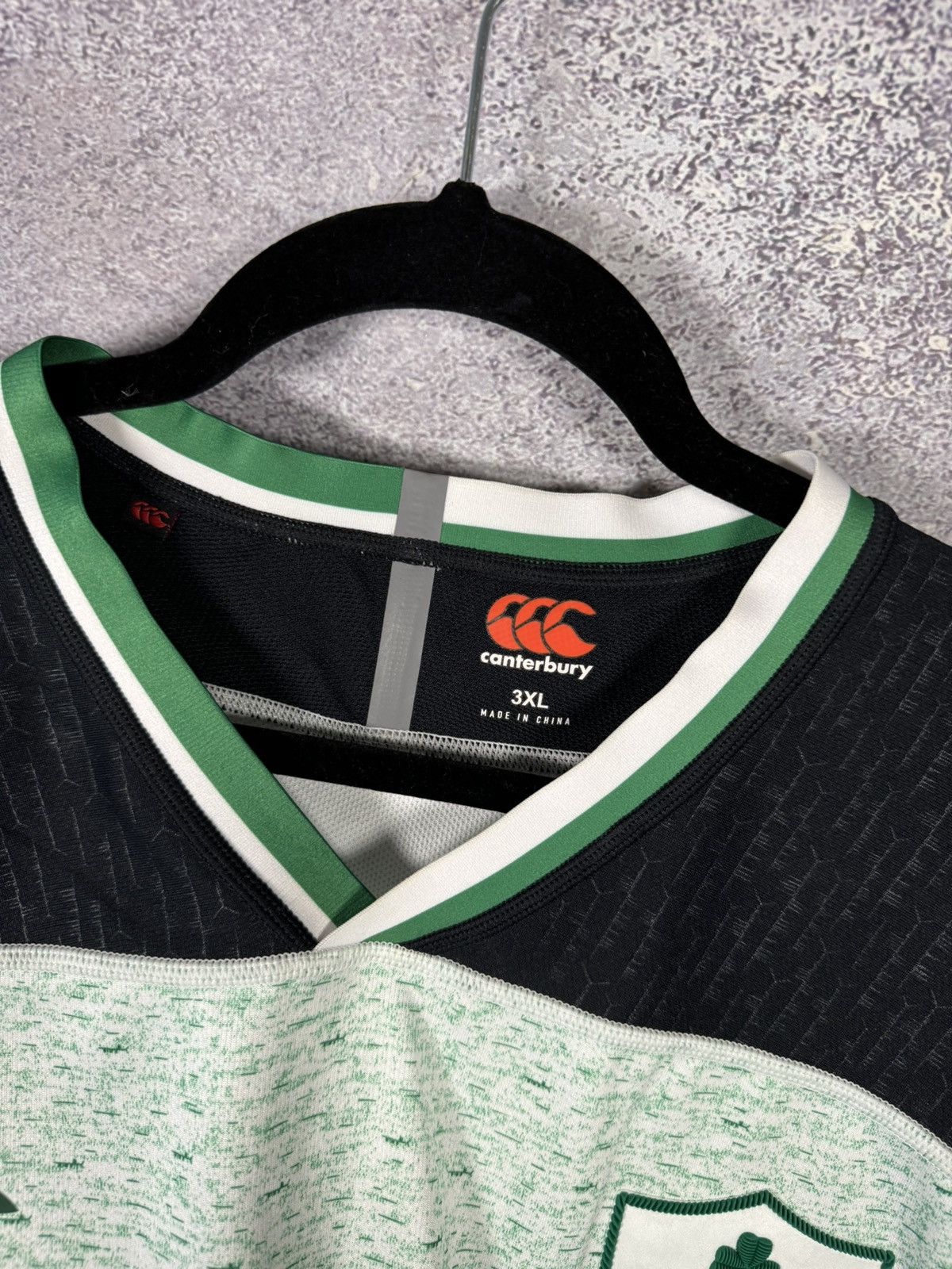 Canterbury of New Zealand Ireland IRFU Irish Rugby Union 2019 Canterbury Jersey Size US XXL / EU 58 / 5 - 9 Thumbnail