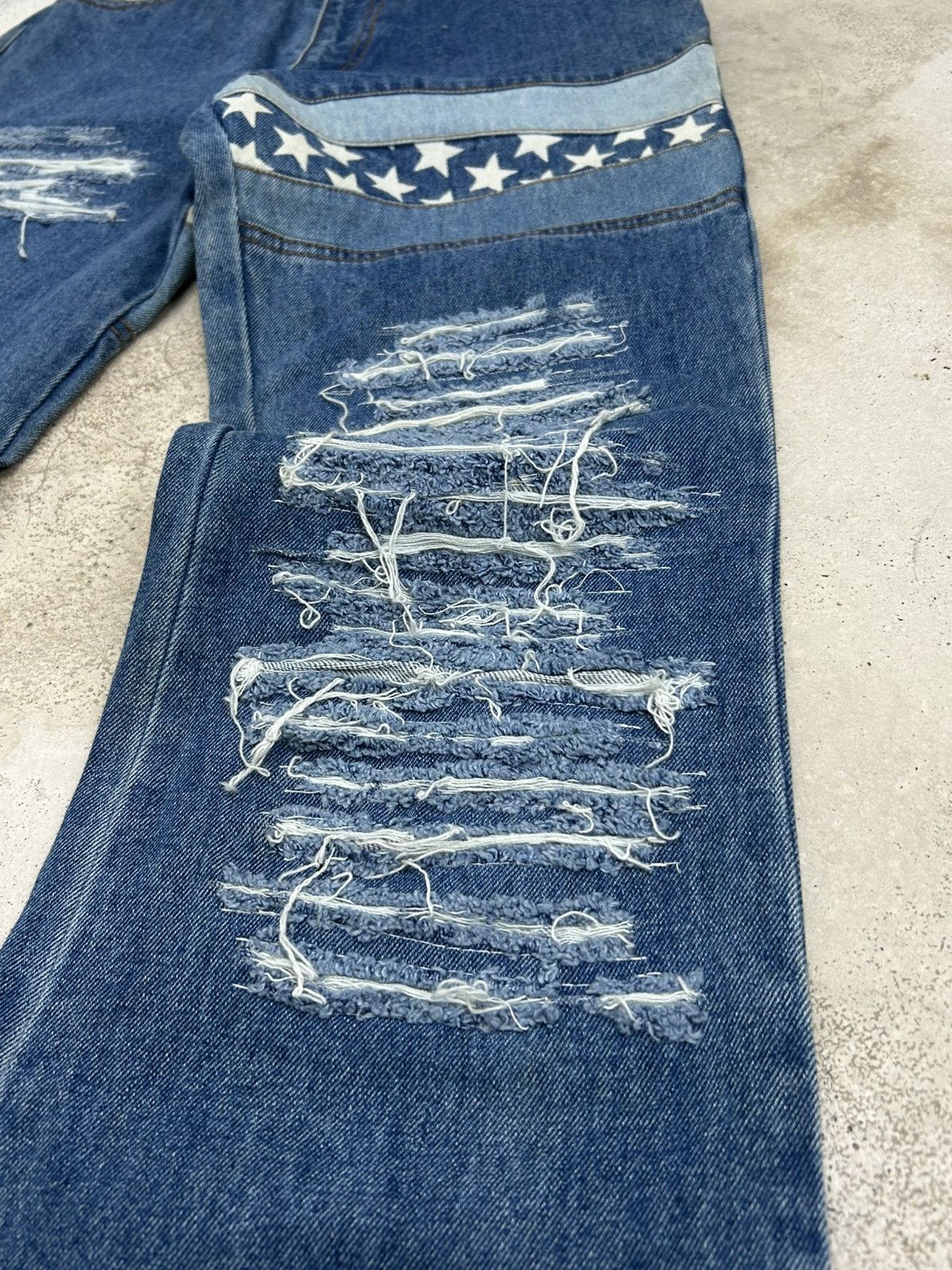 Hysteric Glamour Flare Distressed Jean Denim Star Patch Size US 28 / EU 44 - 4 Thumbnail